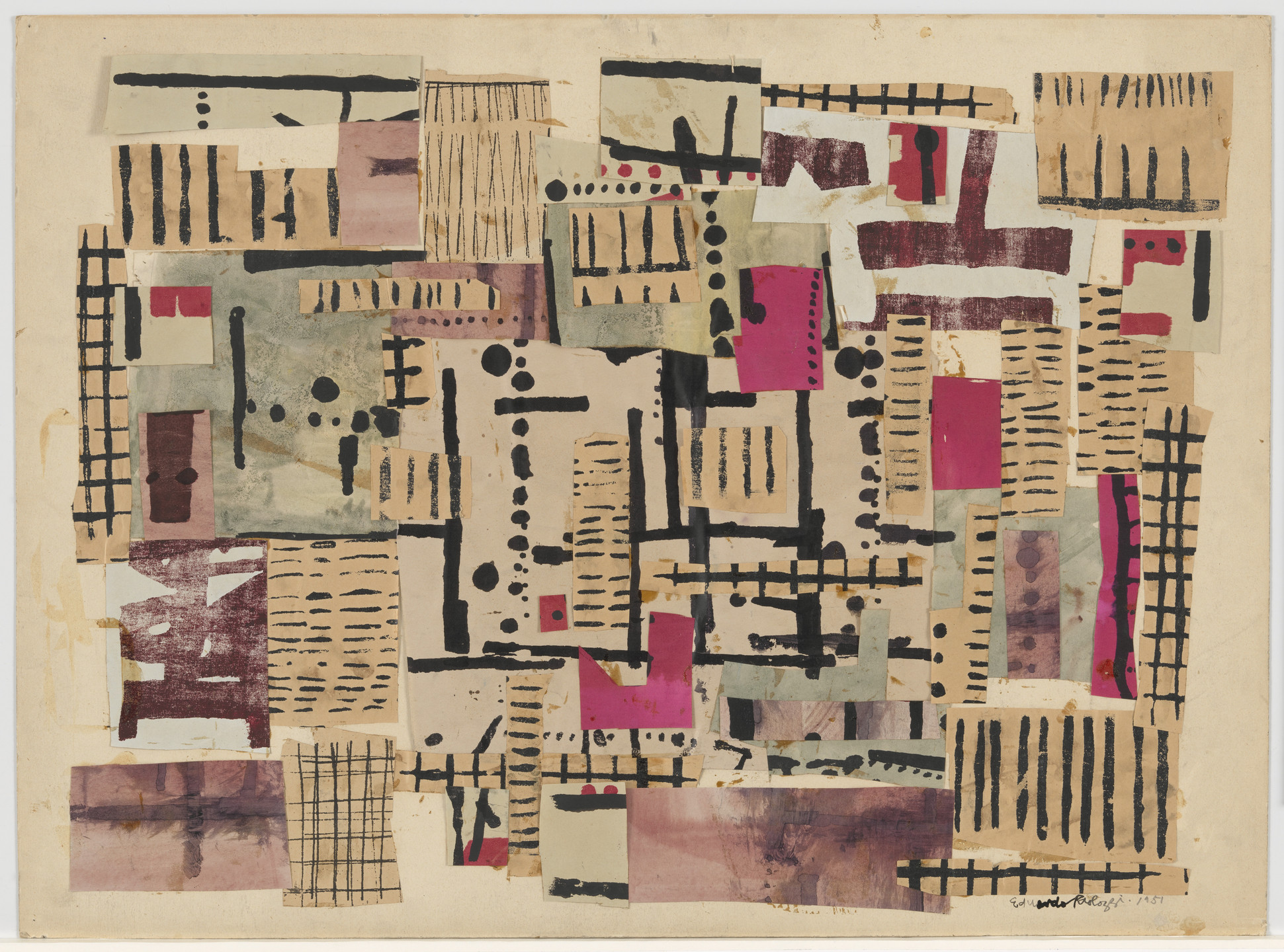 Eduardo Paolozzi. Composition. 1951