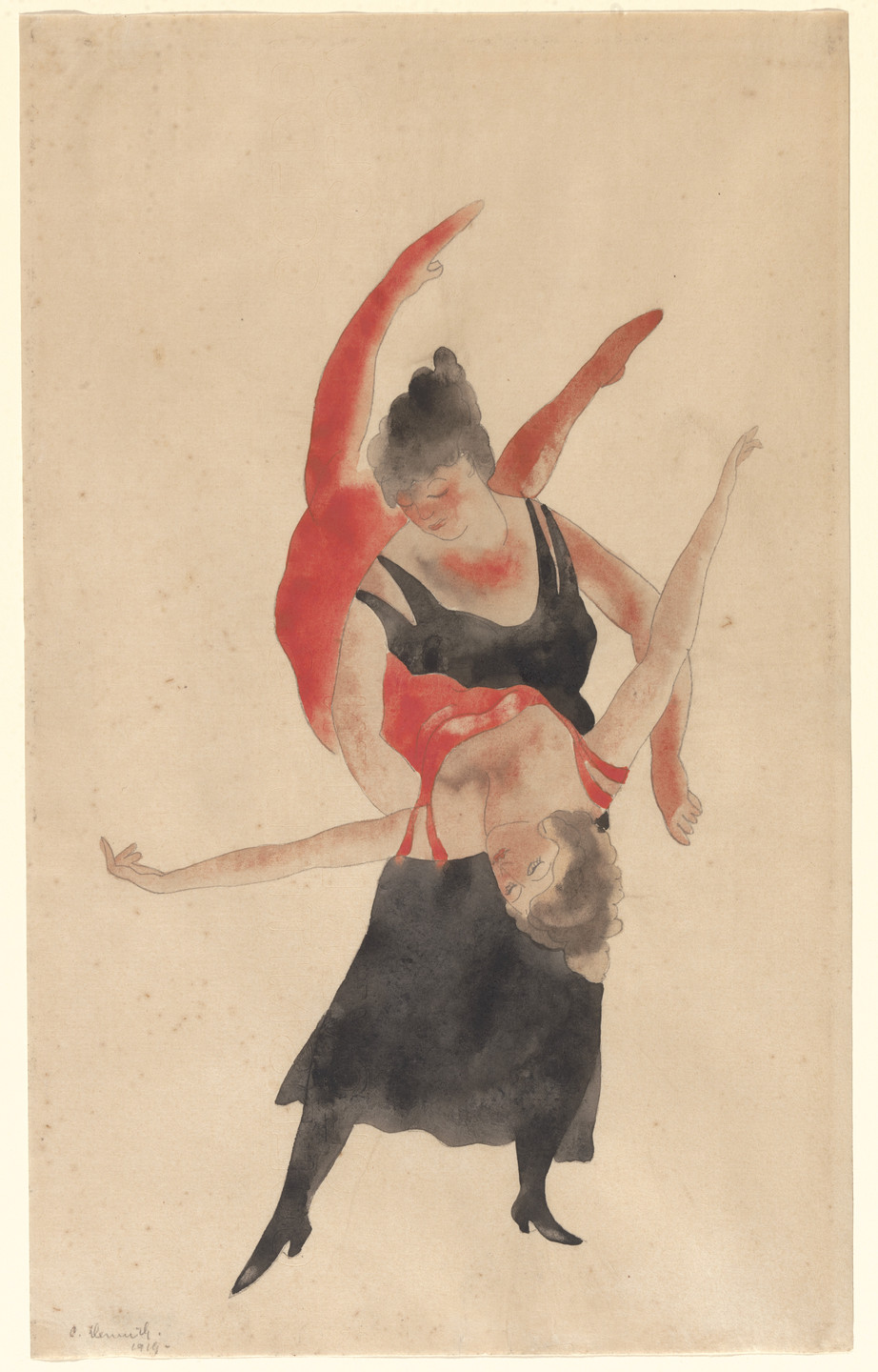 Charles Demuth. Female Acrobats. 1919