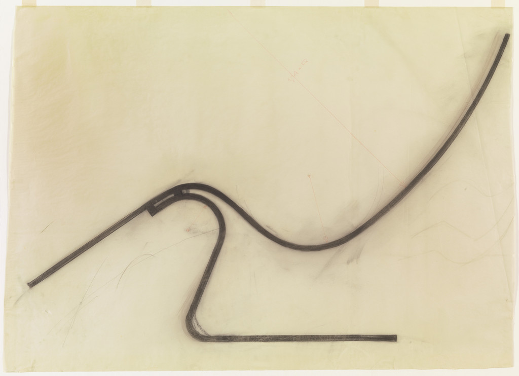 Reclining Chair without Arms (Elevation sketch)