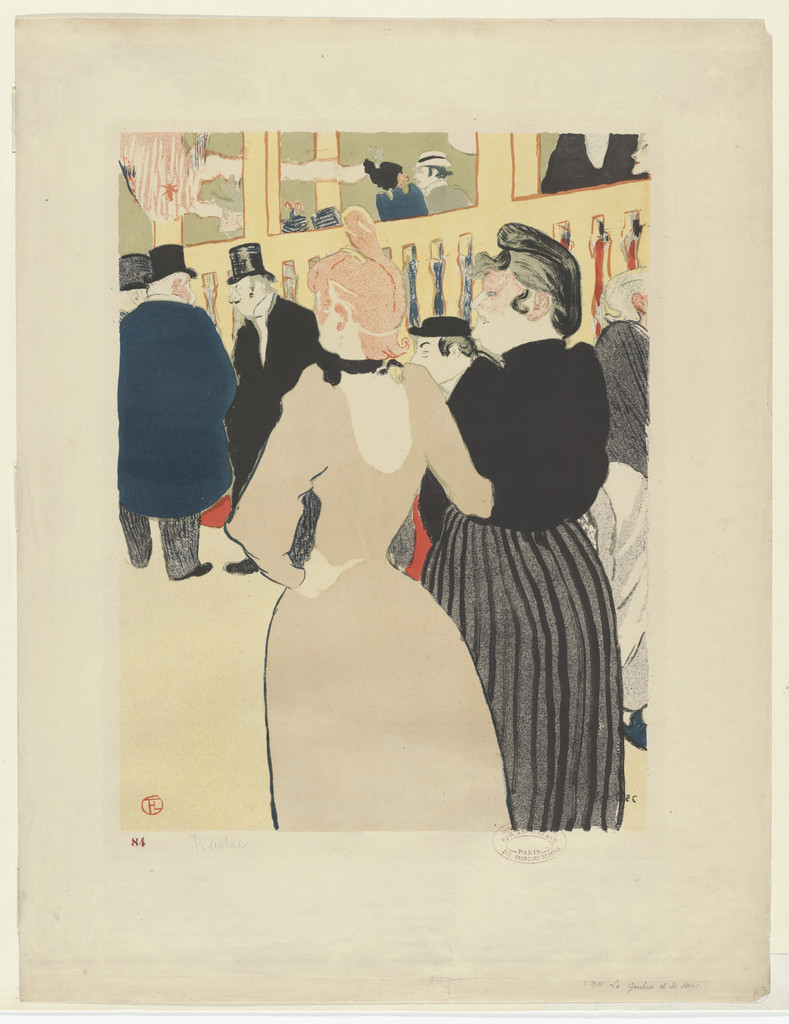 At the Moulin Rouge, La Goulue and her Sister (Au Moulin Rouge, La Goulue et sa sœur)