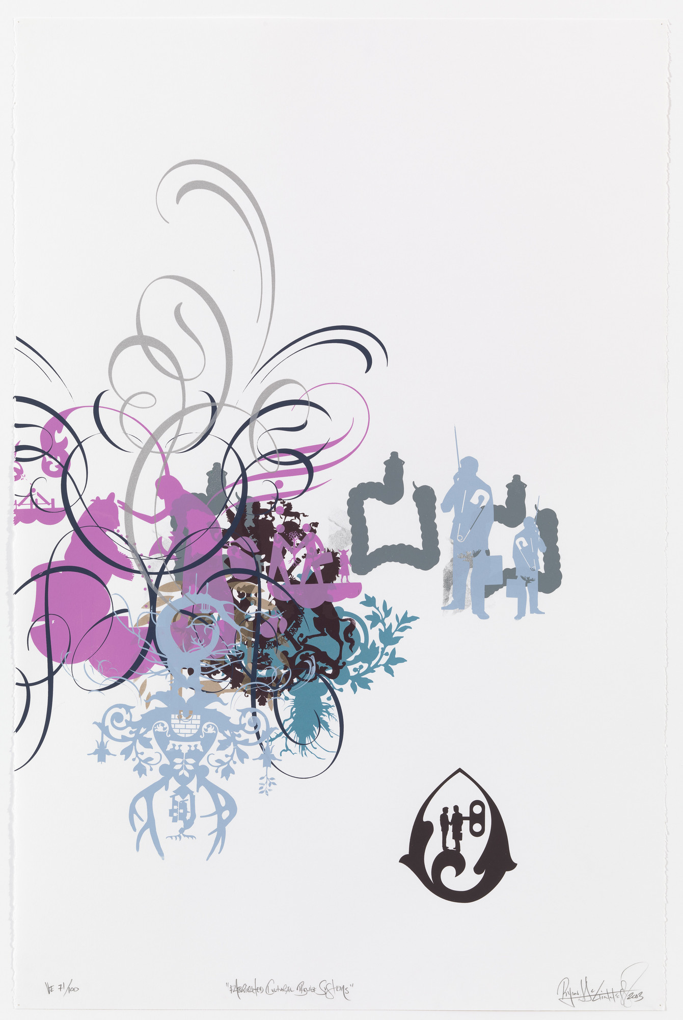 Ryan McGinness. Untitled from Fabricated Cultural Belief Systems