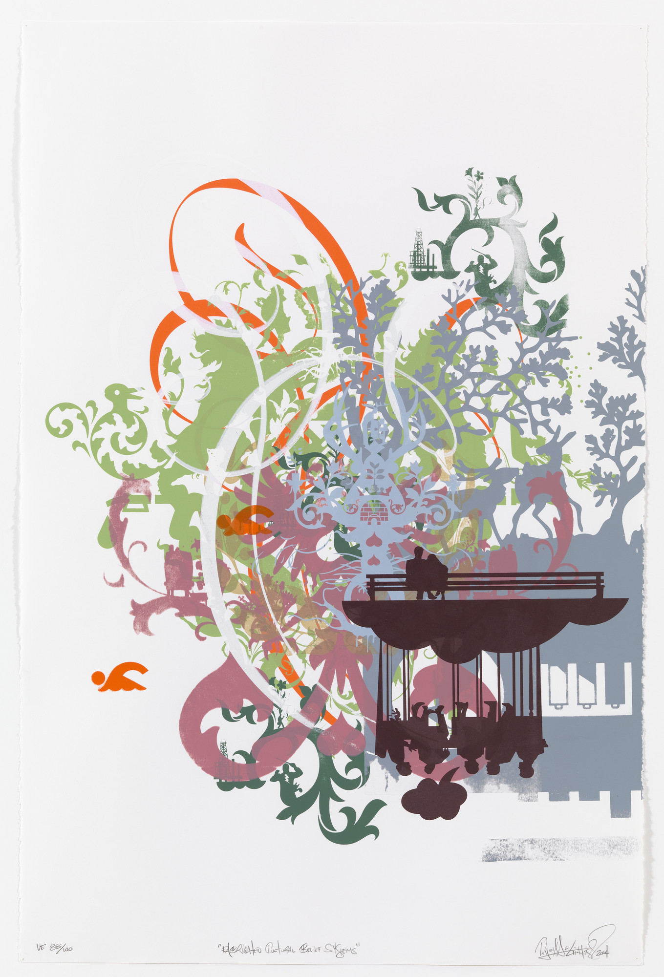 Ryan McGinness. Untitled from Fabricated Cultural Belief Systems