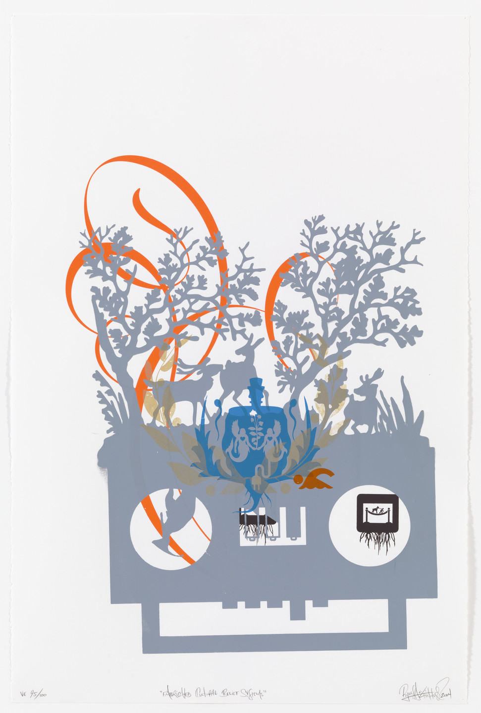 Ryan McGinness. Untitled from Fabricated Cultural Belief Systems. 2004