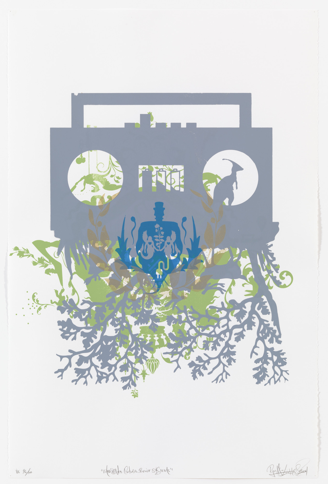 Ryan McGinness. Untitled from Fabricated Cultural Belief Systems