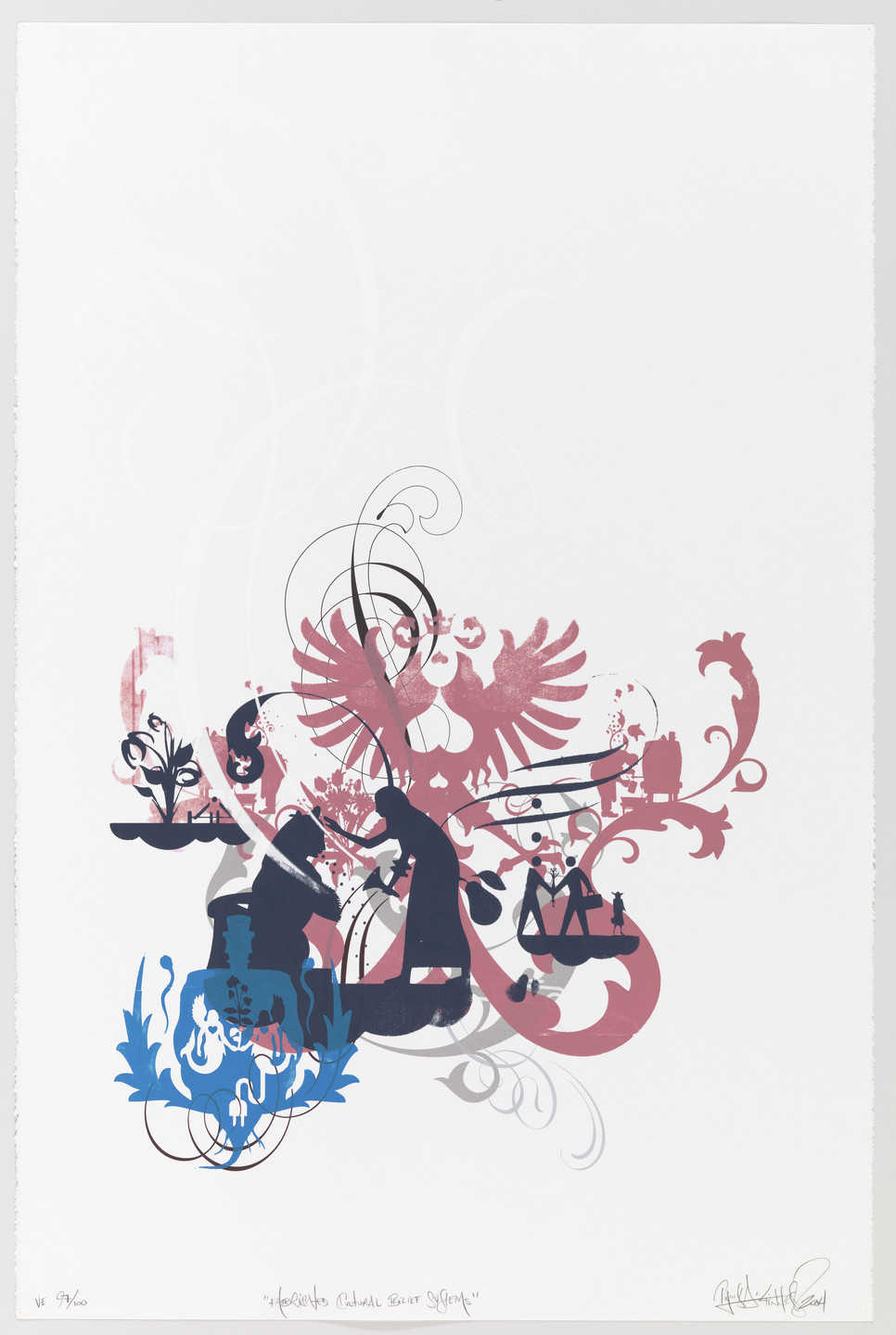 Ryan McGinness. Untitled from Fabricated Cultural Belief Systems. 2004