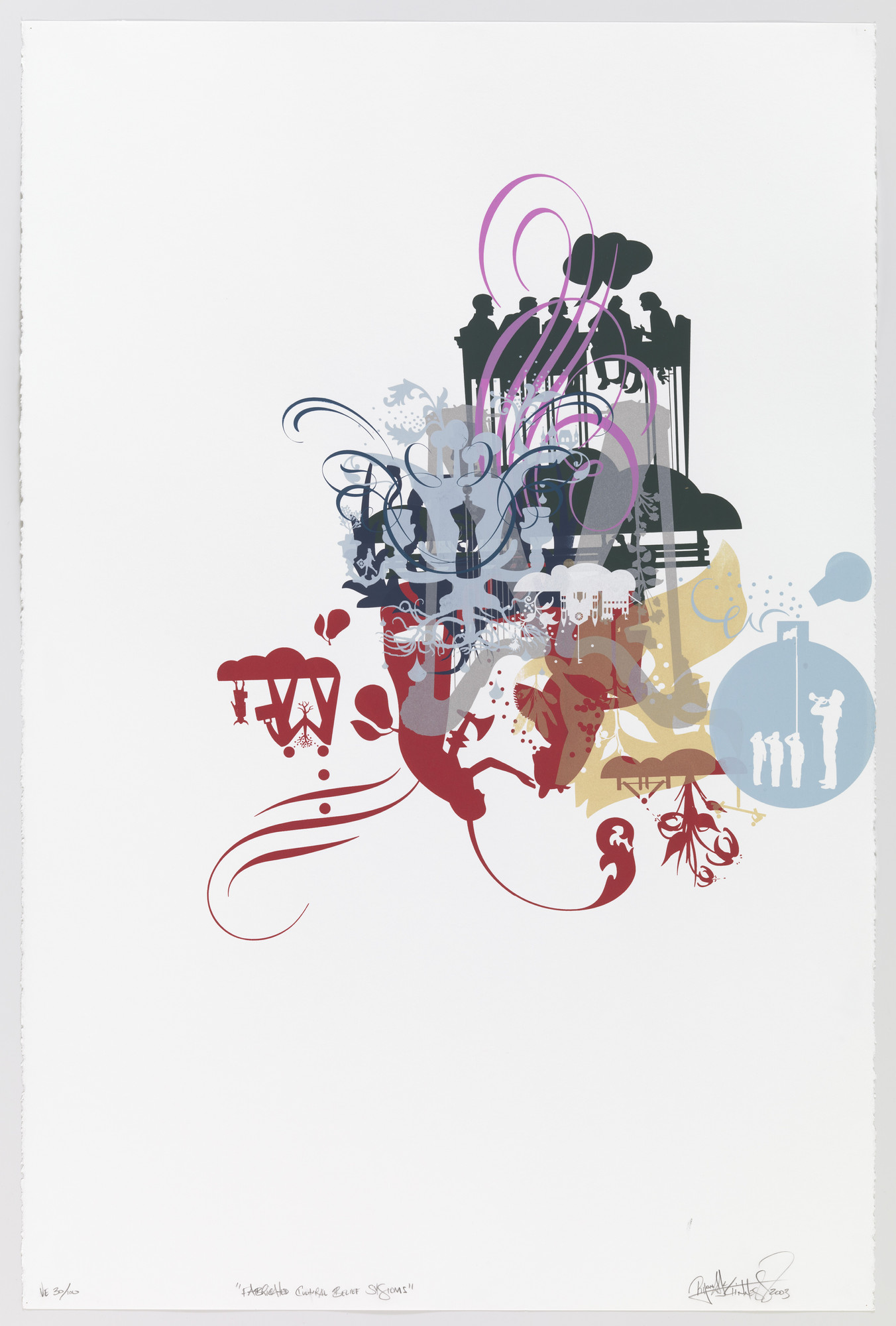 Ryan McGinness. Untitled from Fabricated Cultural Belief Systems