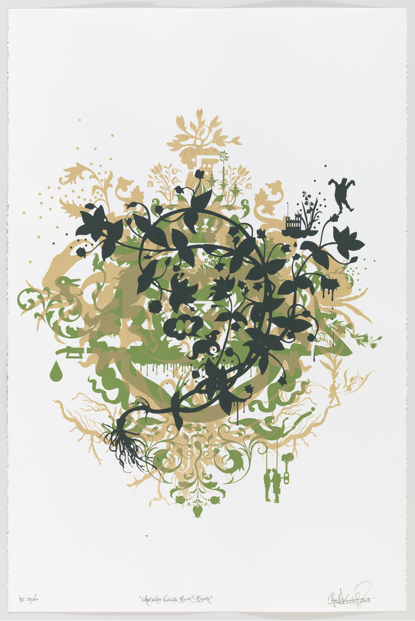 Ryan McGinness. Untitled from Fabricated Cultural Belief Systems
