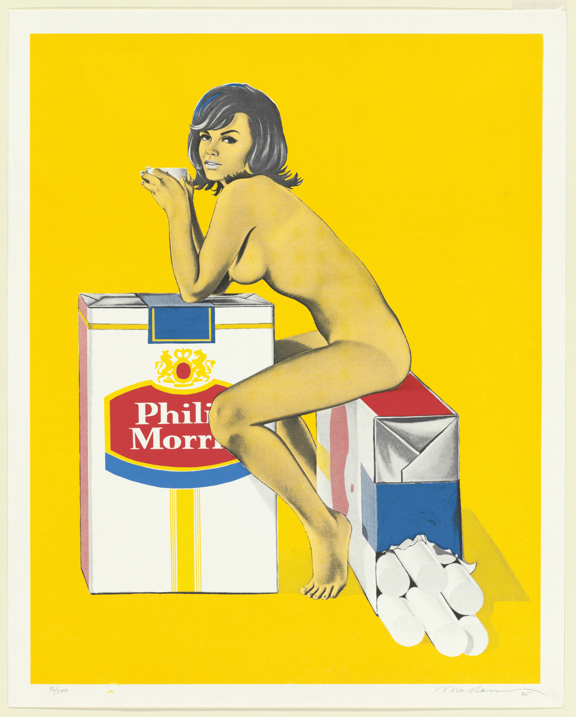 Mel Ramos. Tobacco Rose from 11 Pop Artists, Volume II. 1965, published 1966