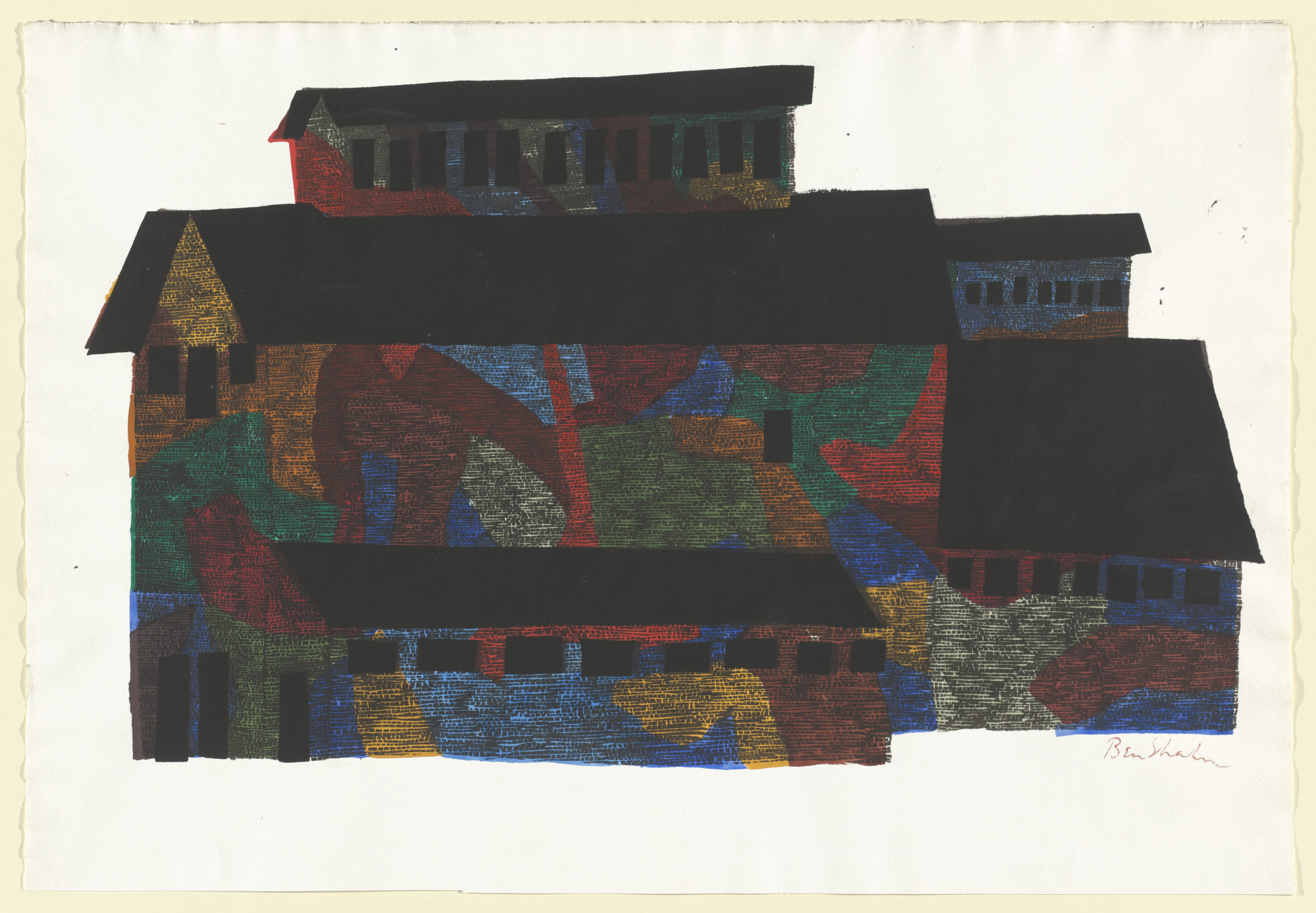 Ben Shahn. Mine Building