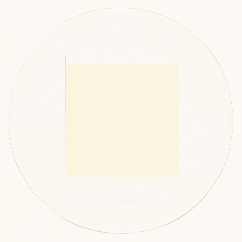 Circle Lithograph, Robert Ryman, 1971