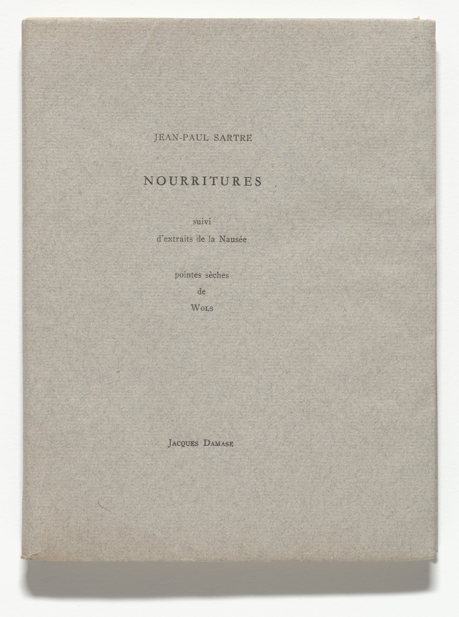 Wols (A. O. Wolfgang Schulze). Nourritures