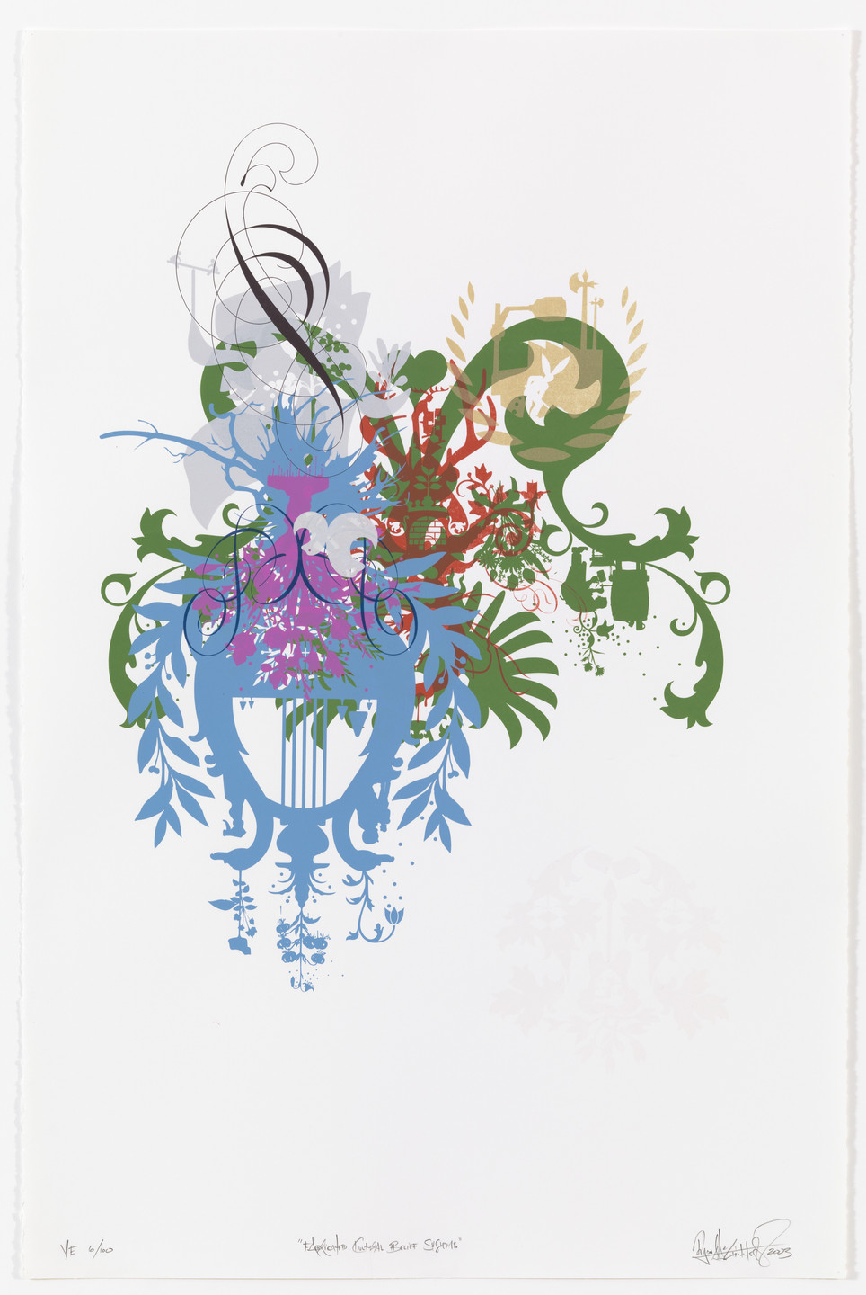 Ryan McGinness. Untitled from Fabricated Cultural Belief Systems. 2004
