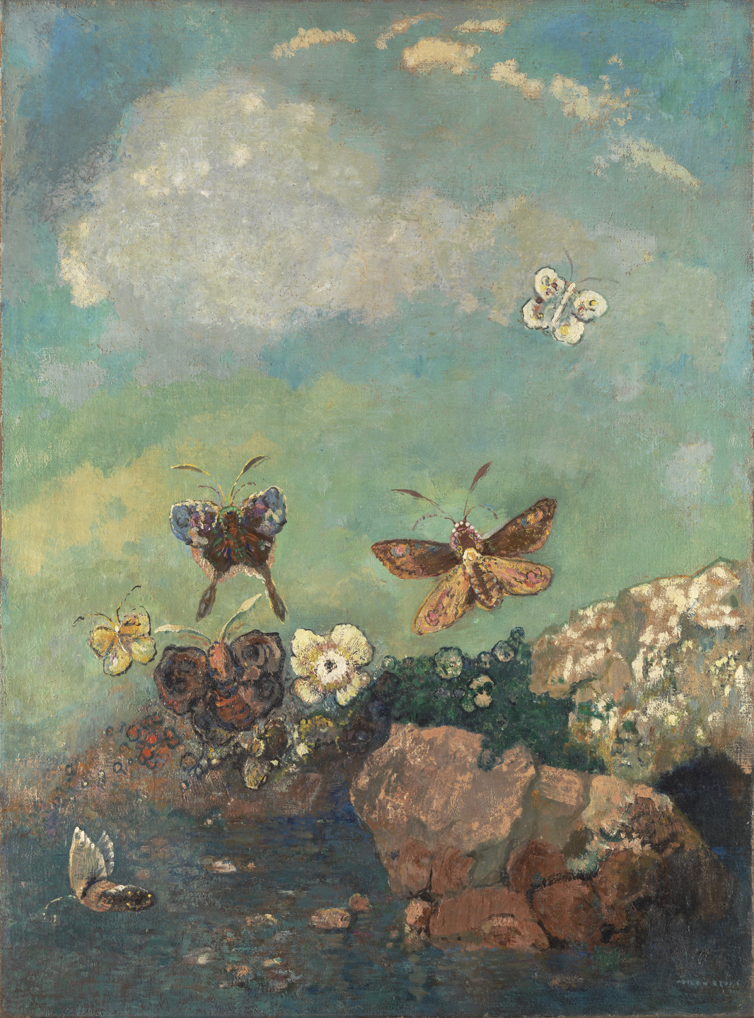 Odilon Redon. Butterflies. c. 1910