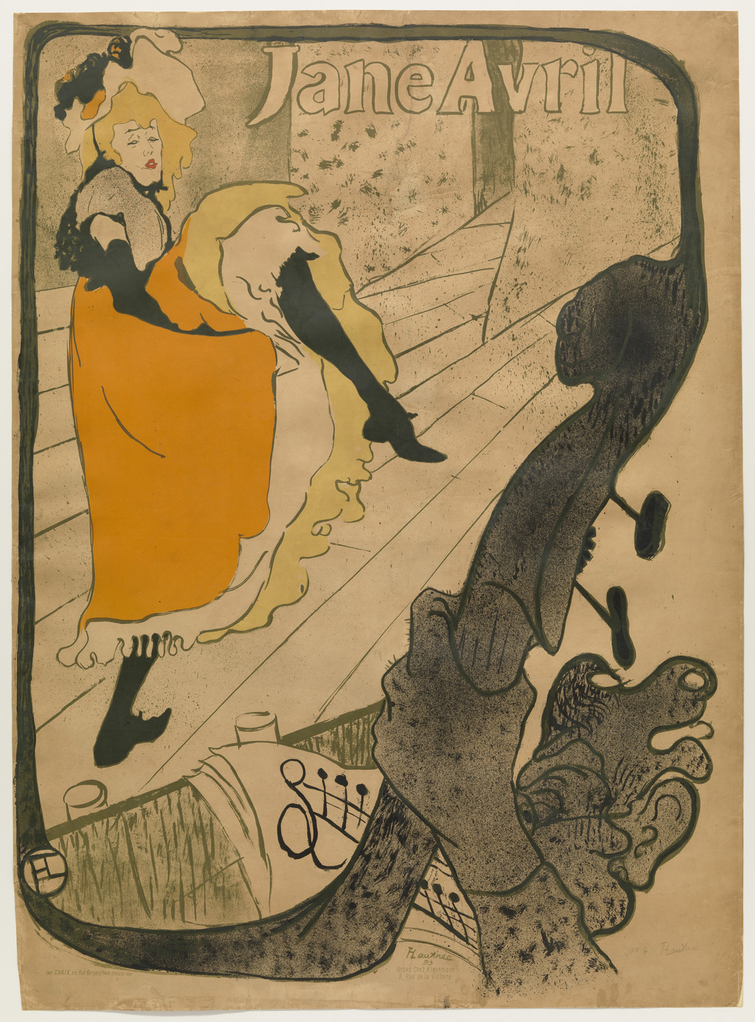 Henri de Toulouse-Lautrec. Jane Avril. 1893