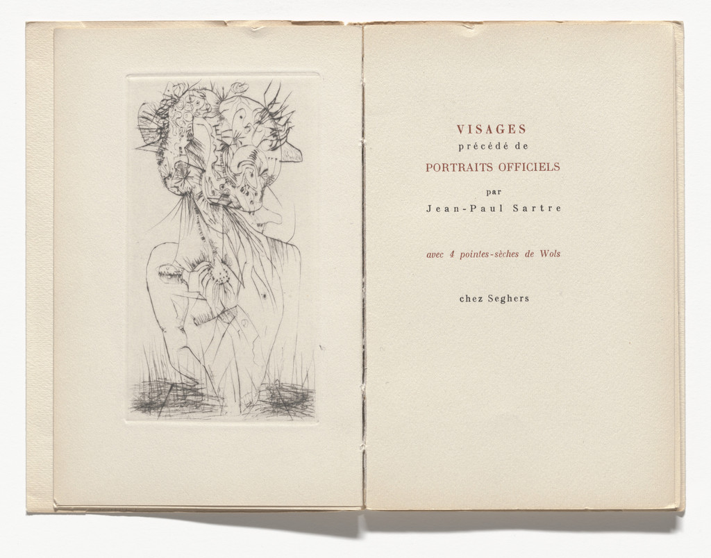 Portrait (frontispiece) from Visages