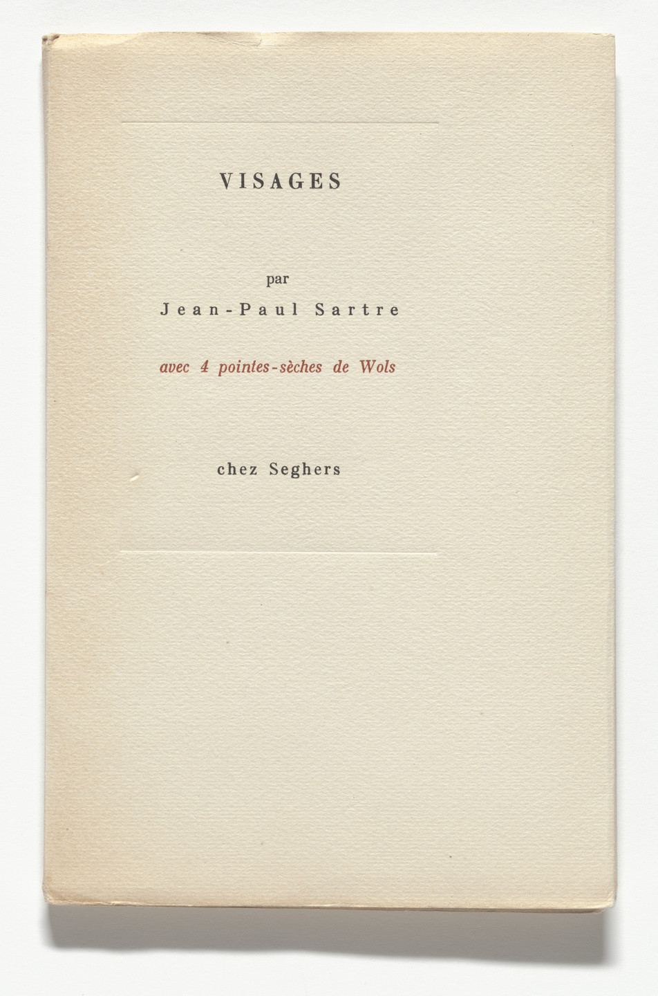Wols (A. O. Wolfgang Schulze). Visages. 1948