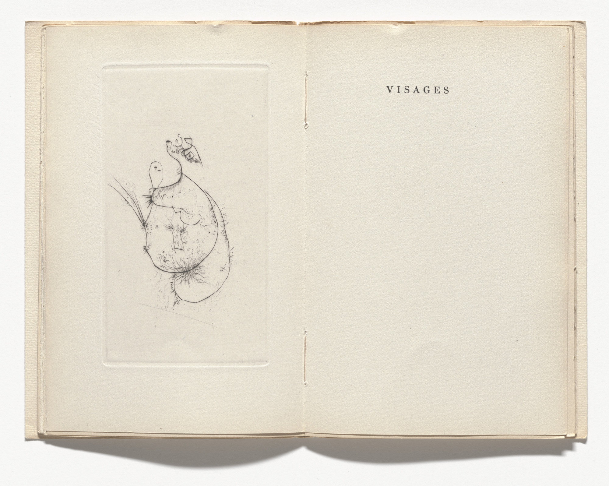 Wols (A. O. Wolfgang Schulze). Visage I (plate, page 20) from Visages