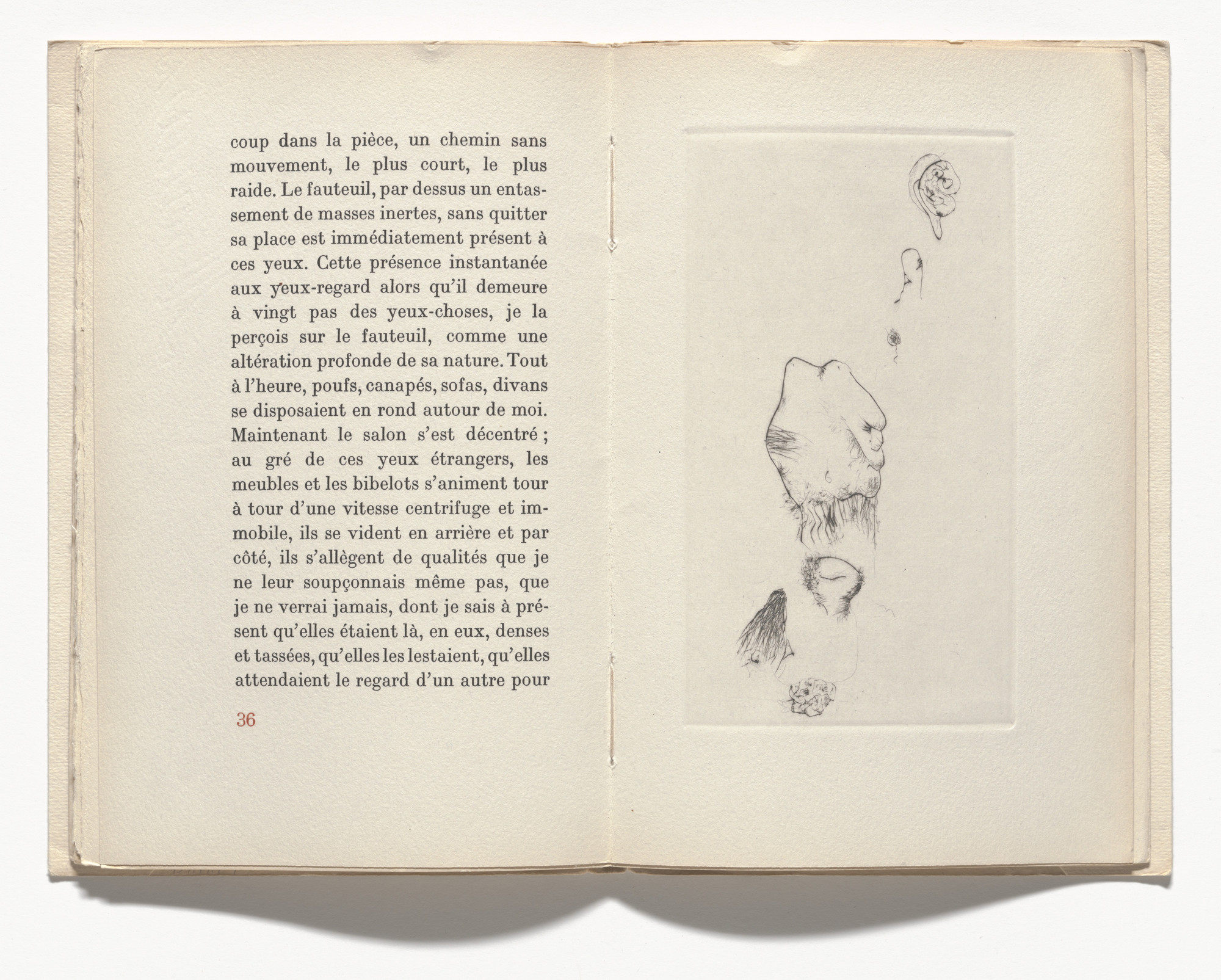 Wols (A. O. Wolfgang Schulze). Visage III (plate, page 37) from Visages