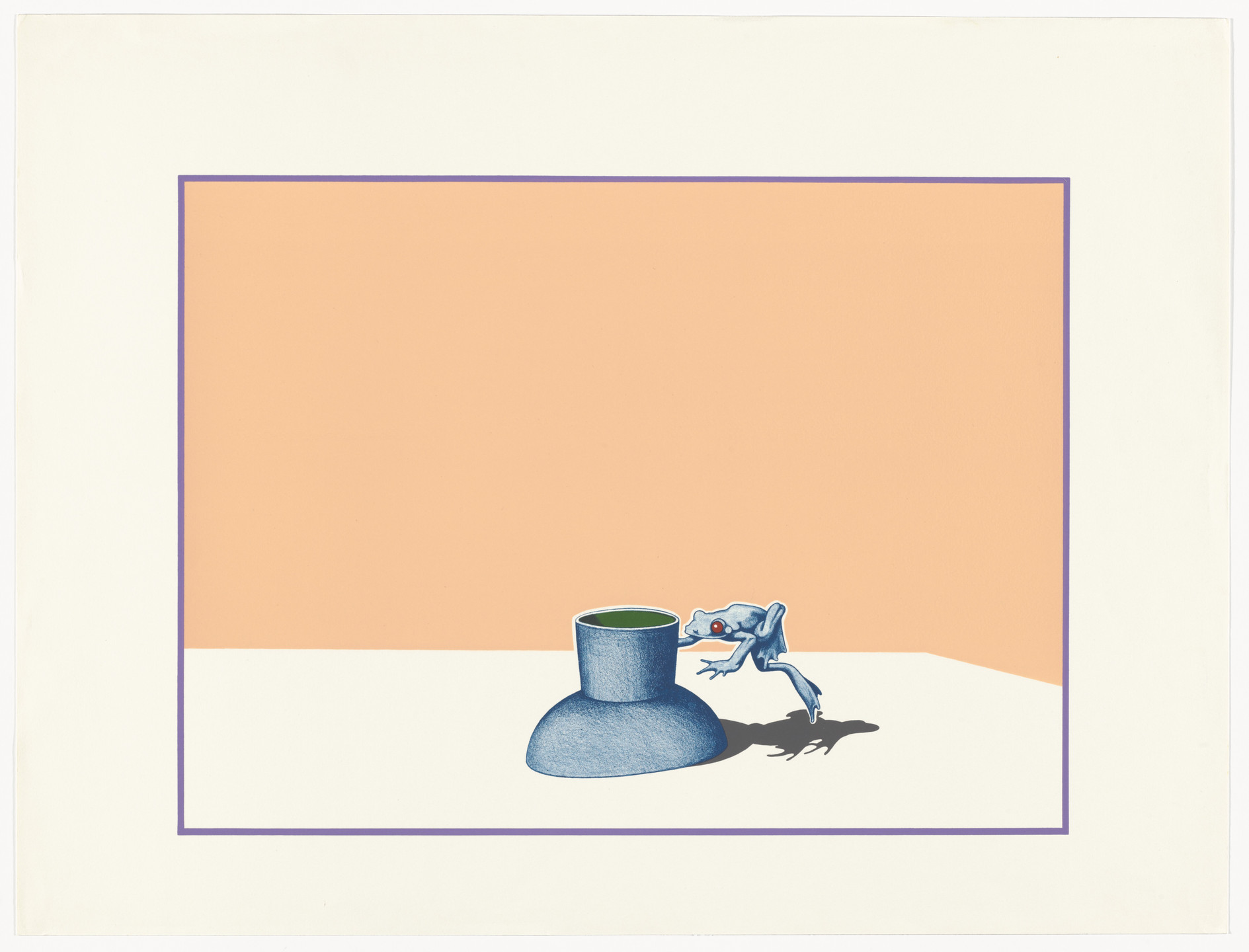 Ken Price. Acrobatic Frog Cup. 1968