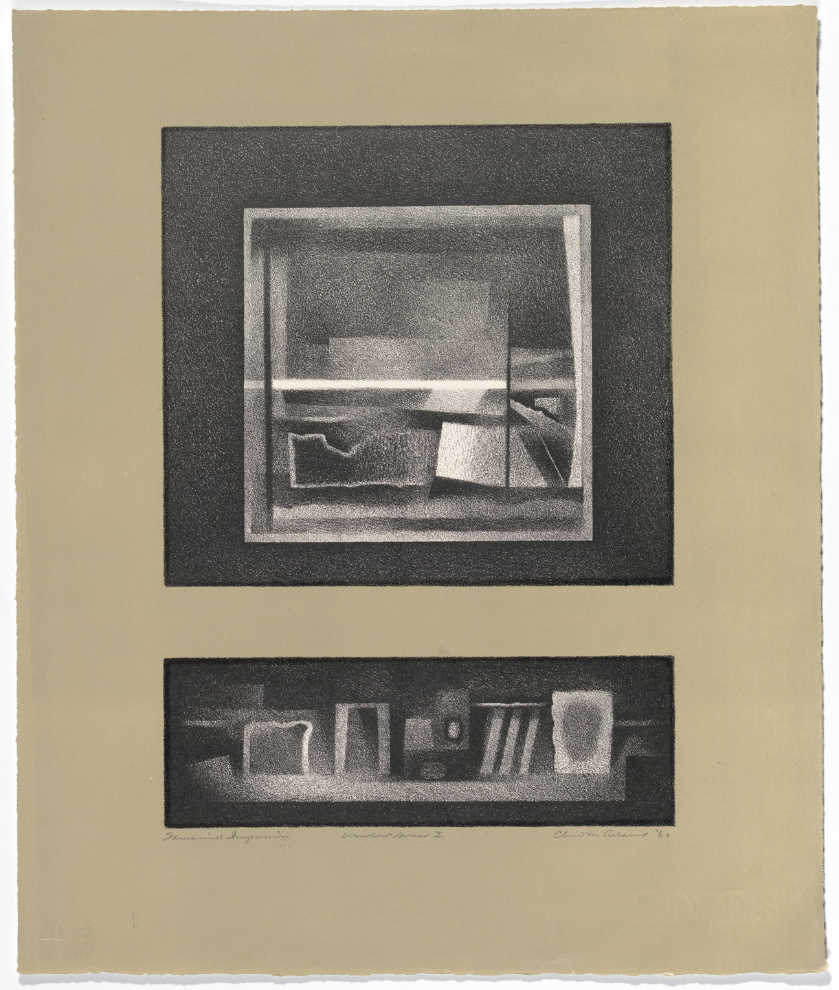 Clinton Adams. Window Series I from the portfolio Window Series. 1960