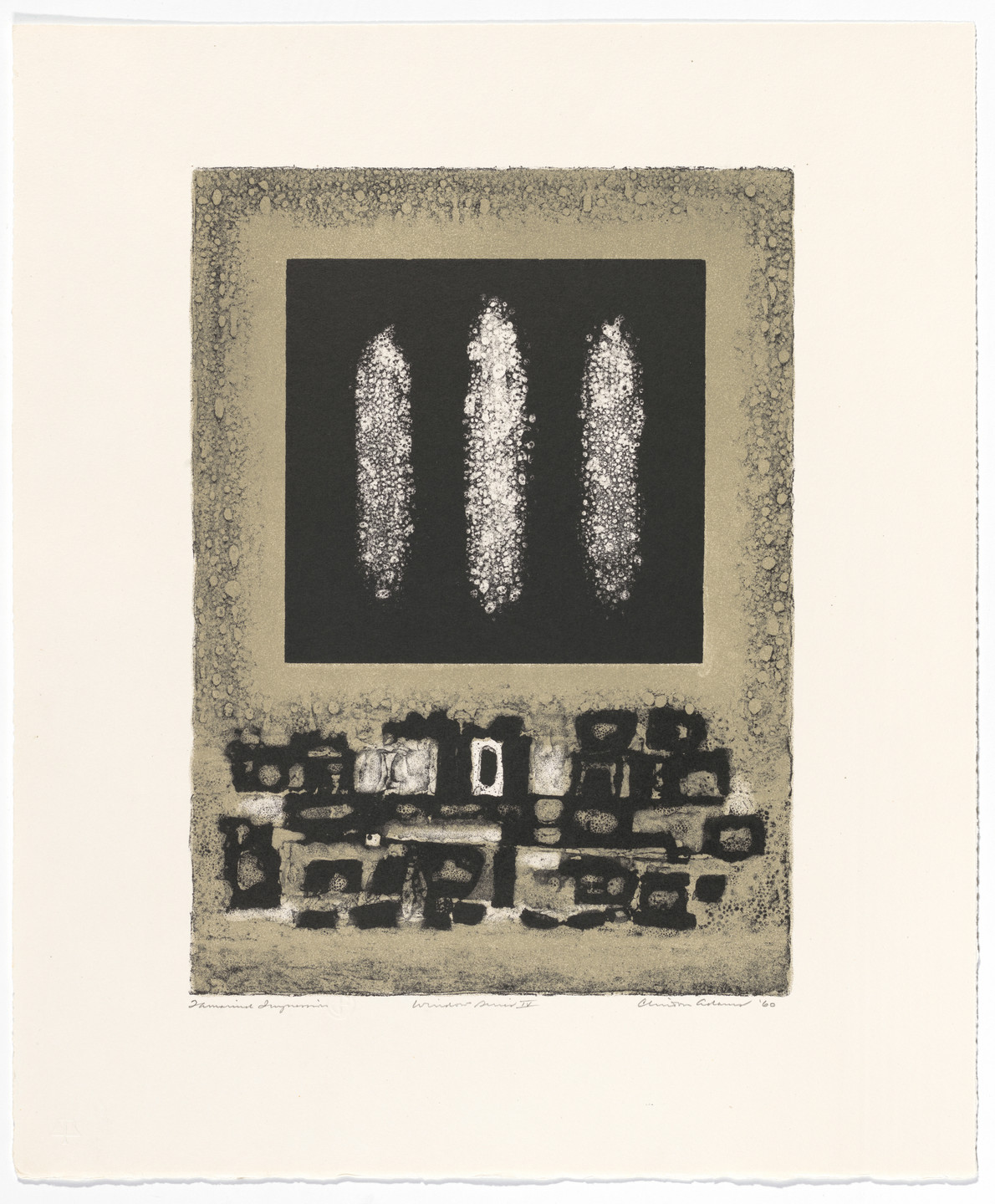 Clinton Adams. Window Series IV from the portfolio Window Series. 1960