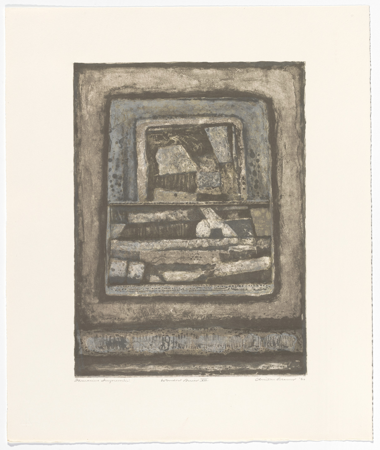 Clinton Adams. Window Series VII from the portfolio Window Series. 1960