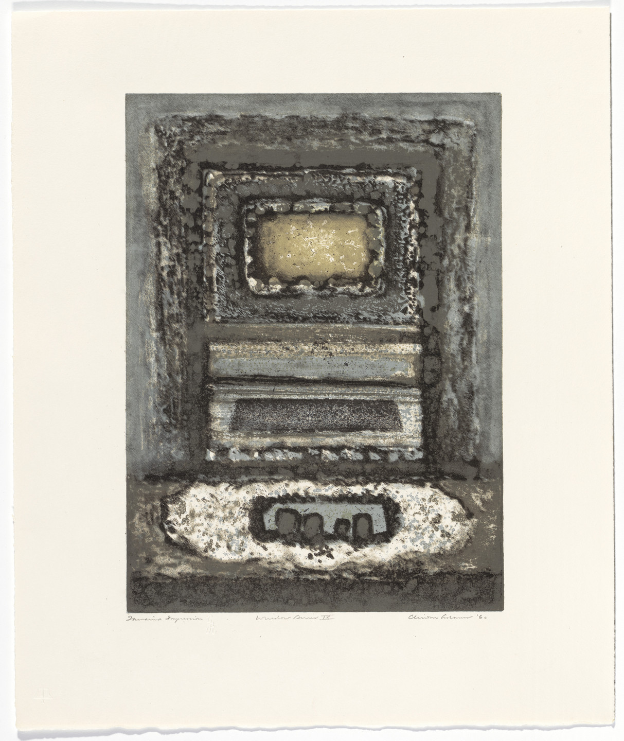Clinton Adams. Window Series IX from the portfolio Window Series. 1960