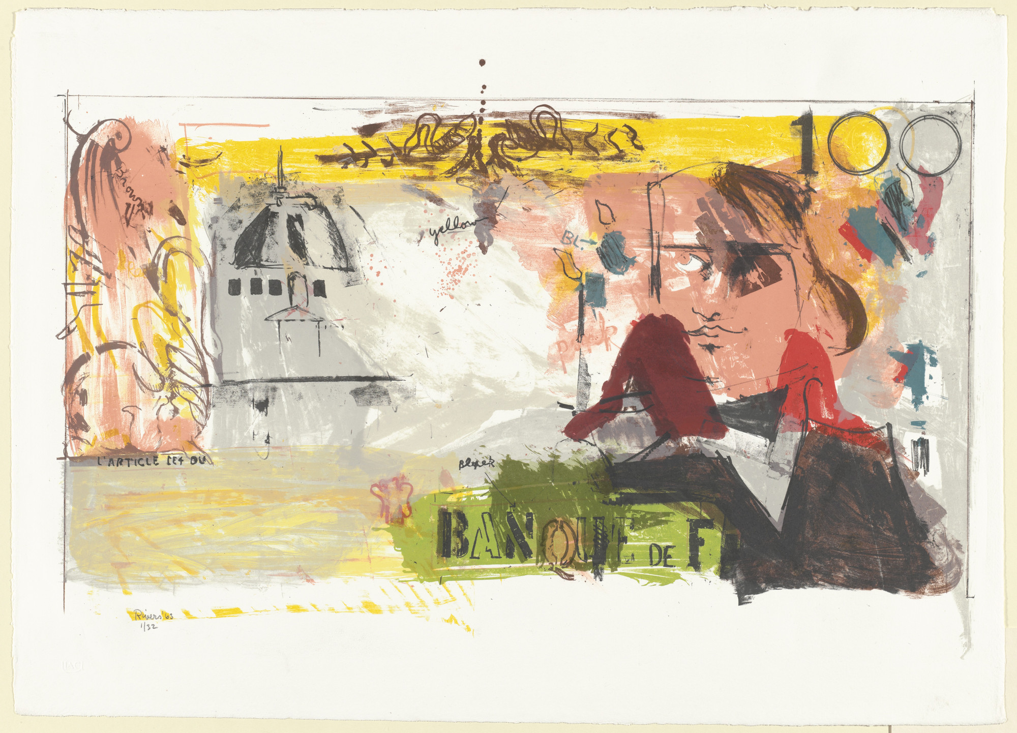Larry Rivers. French Money
