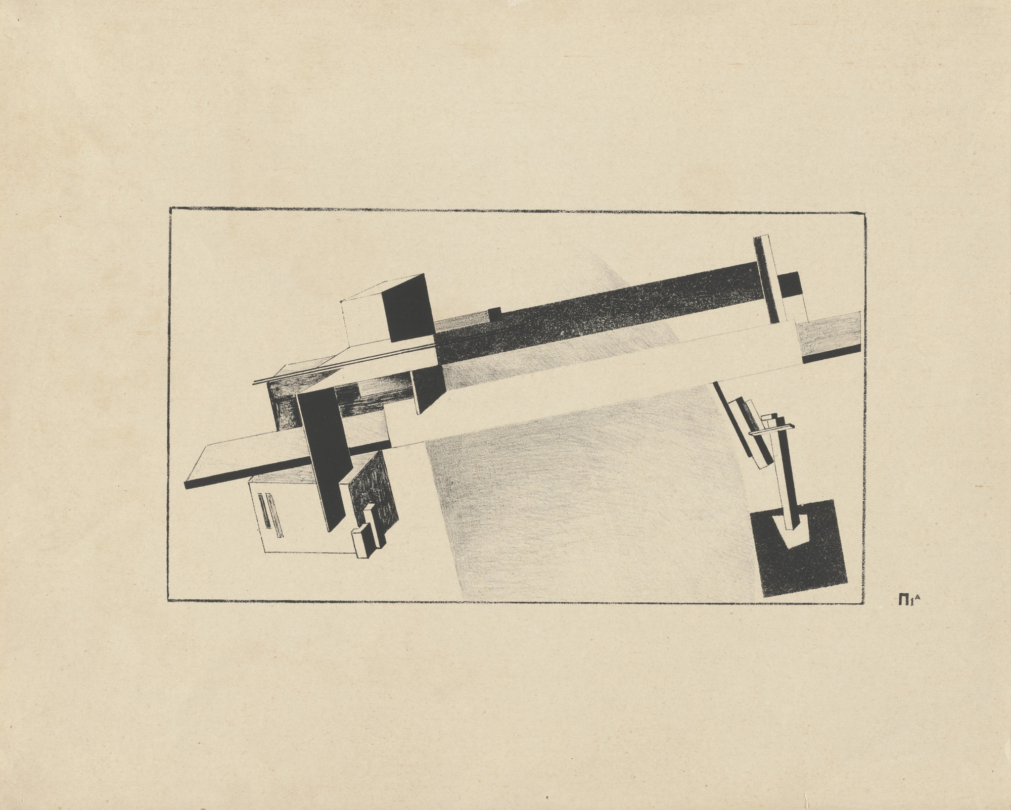 El Lissitzky. Proun 1 A from Proun