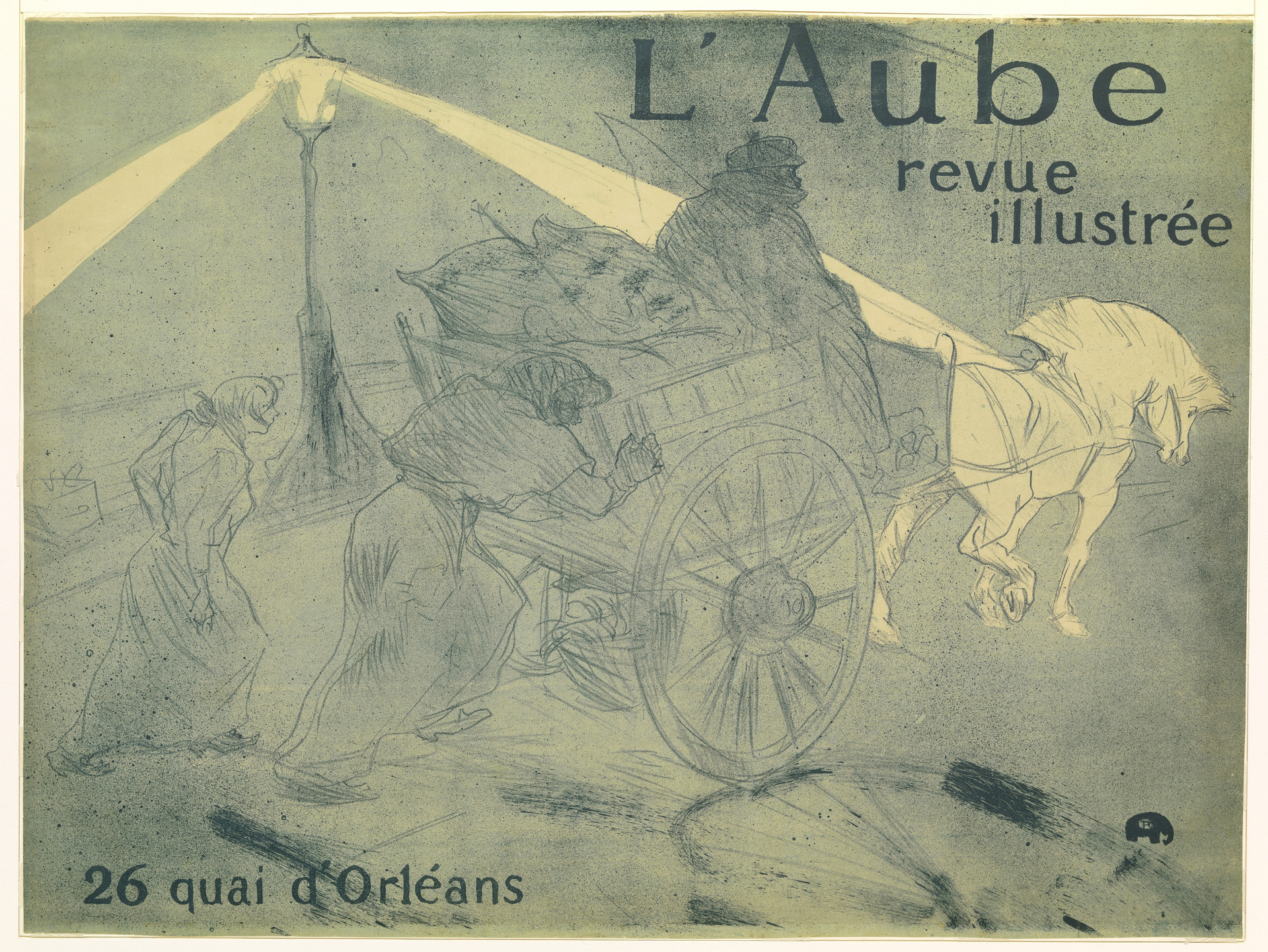 Henri de Toulouse-Lautrec. The Dawn (L&#39;Aube). 1896