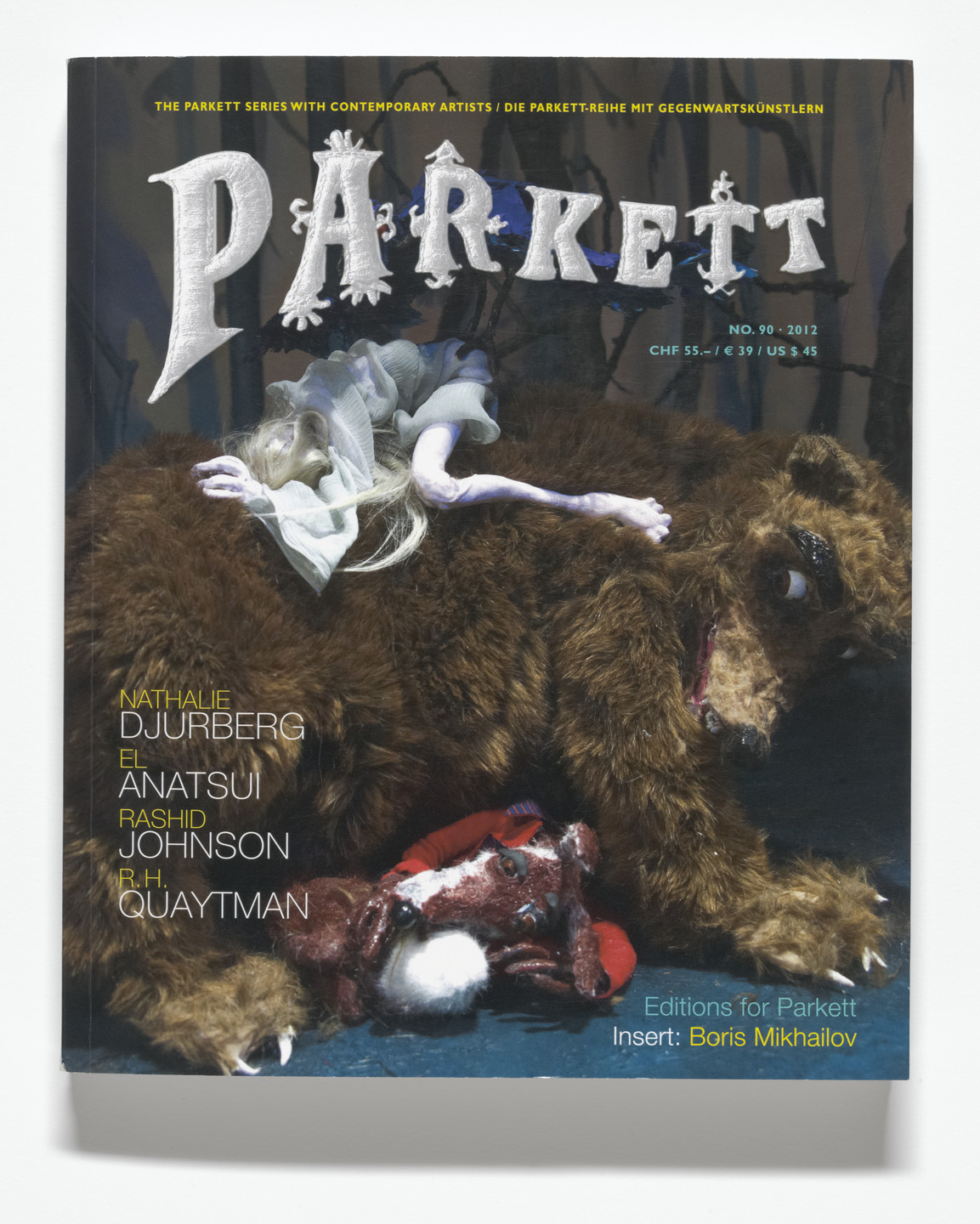Various Artists, El Anatsui, Ernst Caramelle, Nathalie Djurberg, Rashid Johnson, Boris Mikhailov, R. H. Quaytman. Parkett no. 90. 2012