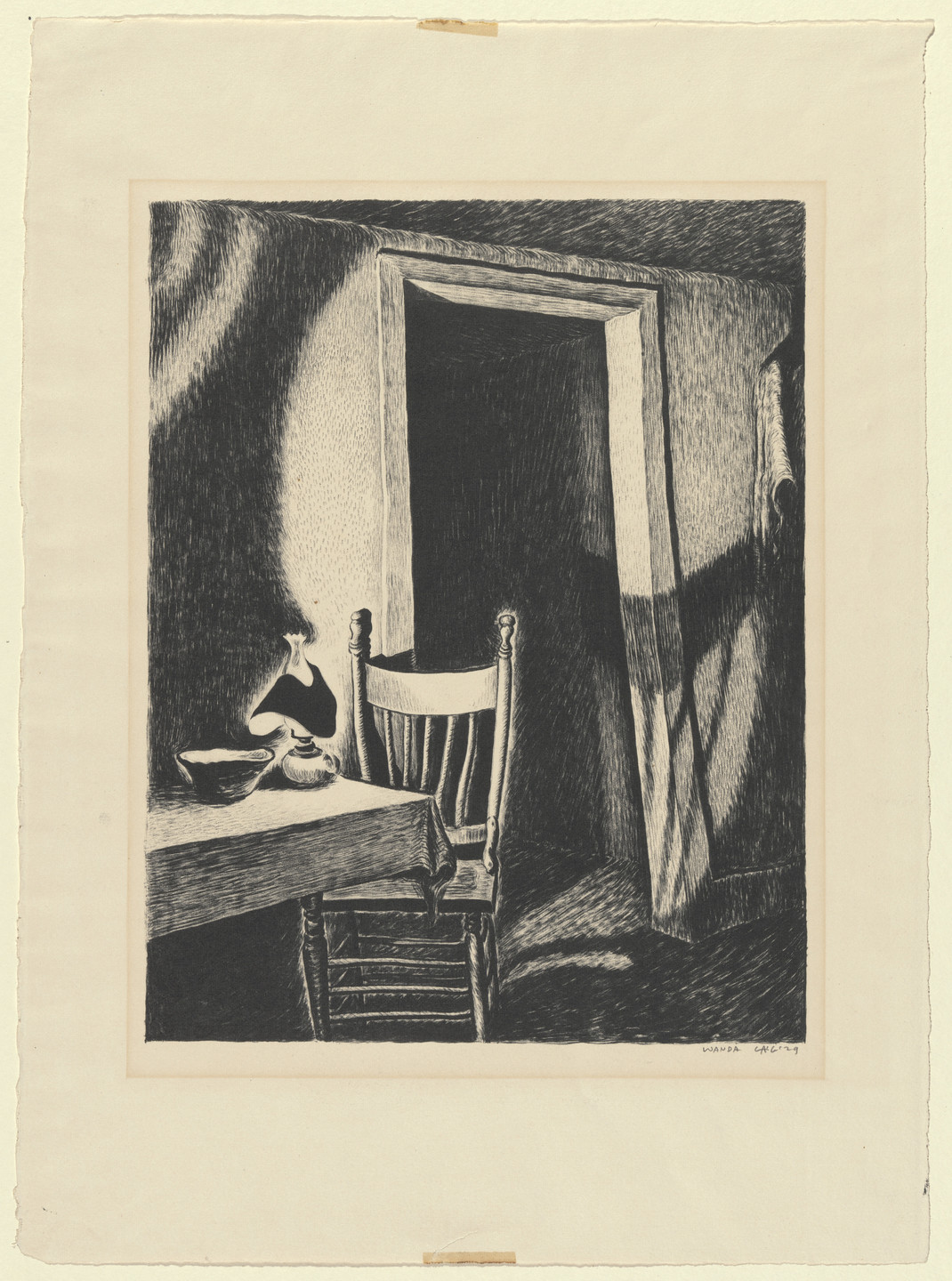 Wanda Gág. Lamplight. 1929