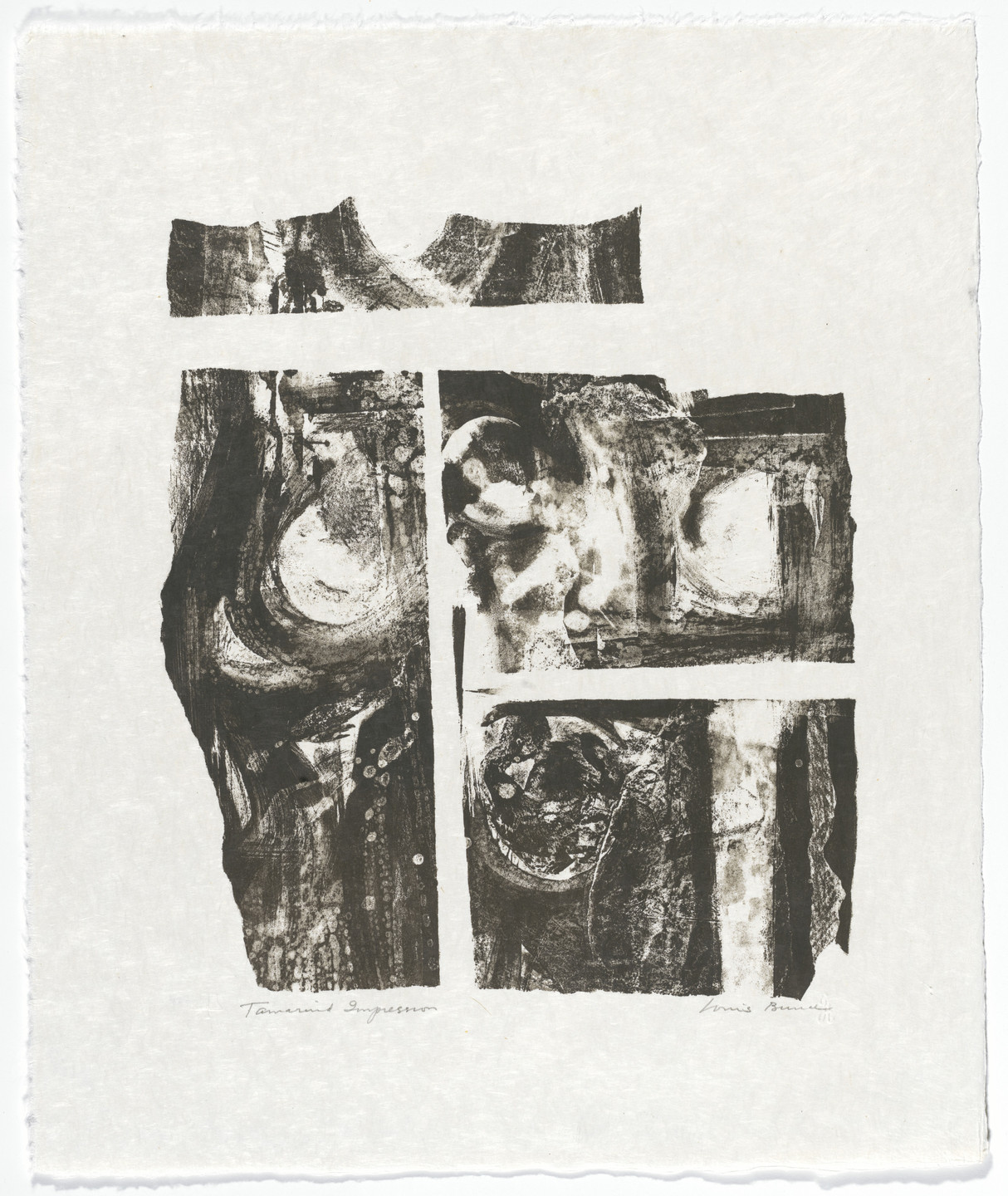 Louis Bunce. Untitled from an untitled series. 1961