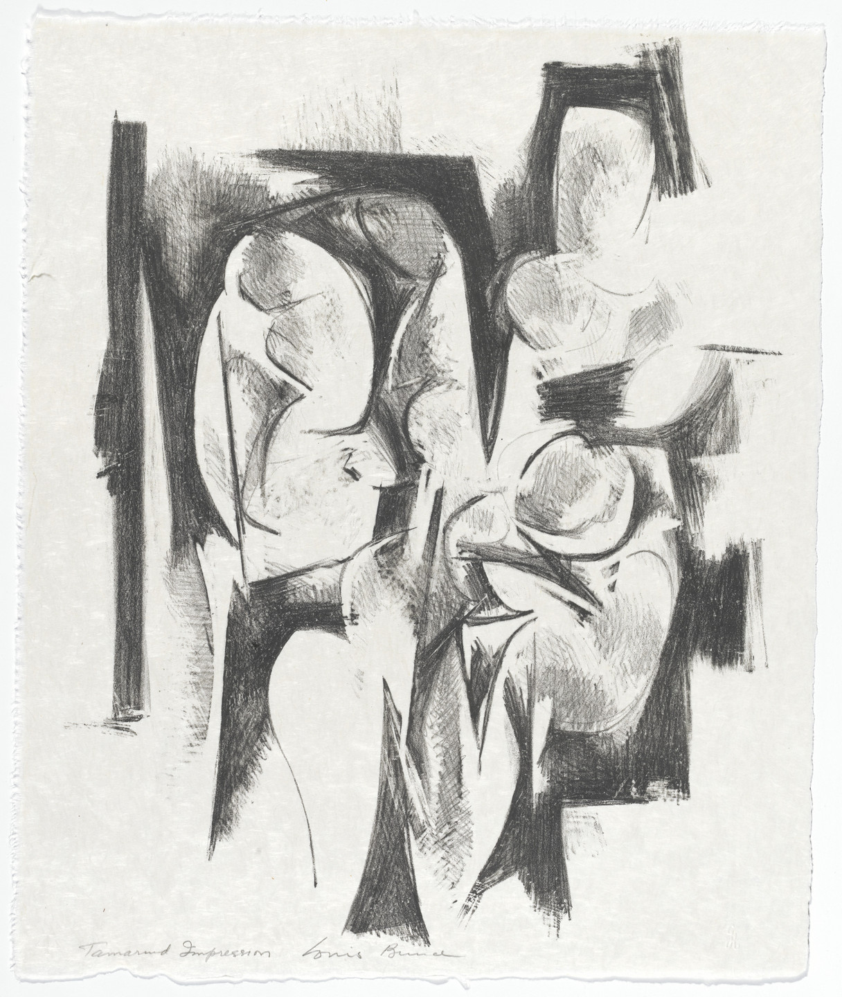 Louis Bunce. Untitled from an untitled series. 1961