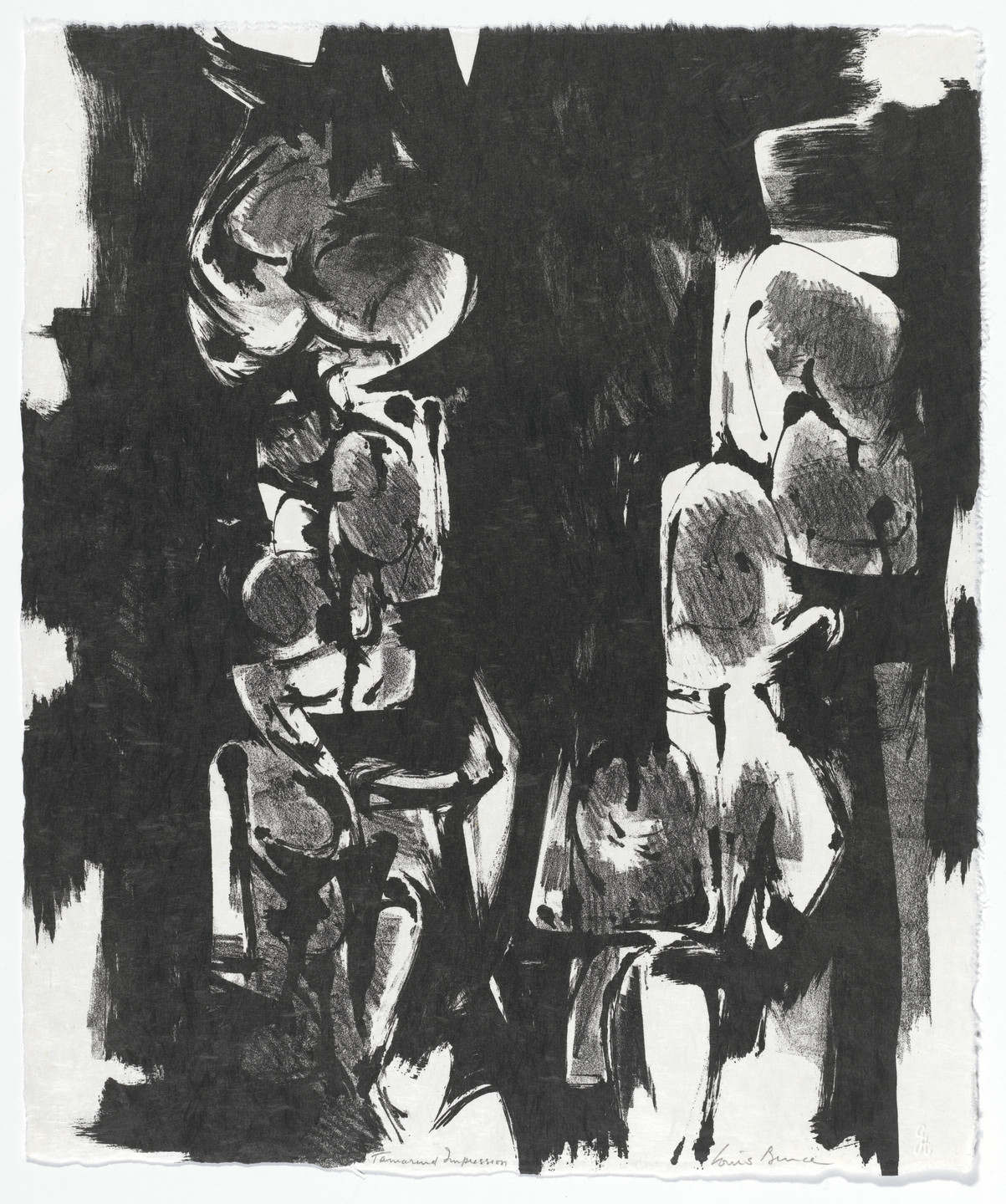 Louis Bunce. Untitled from an untitled series. 1961