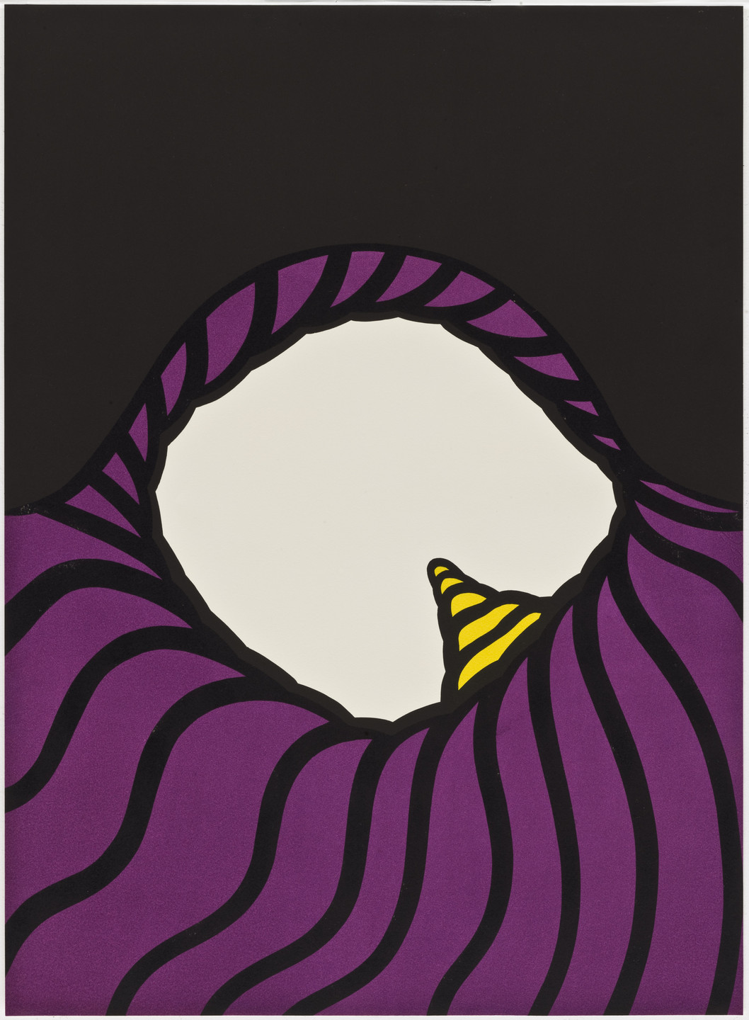 Nicholas Krushenick. Purple Passion. 1965