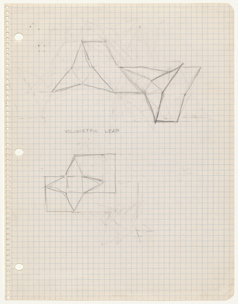 Untitled, Frank Stella, (1966), Pencil on graph paper