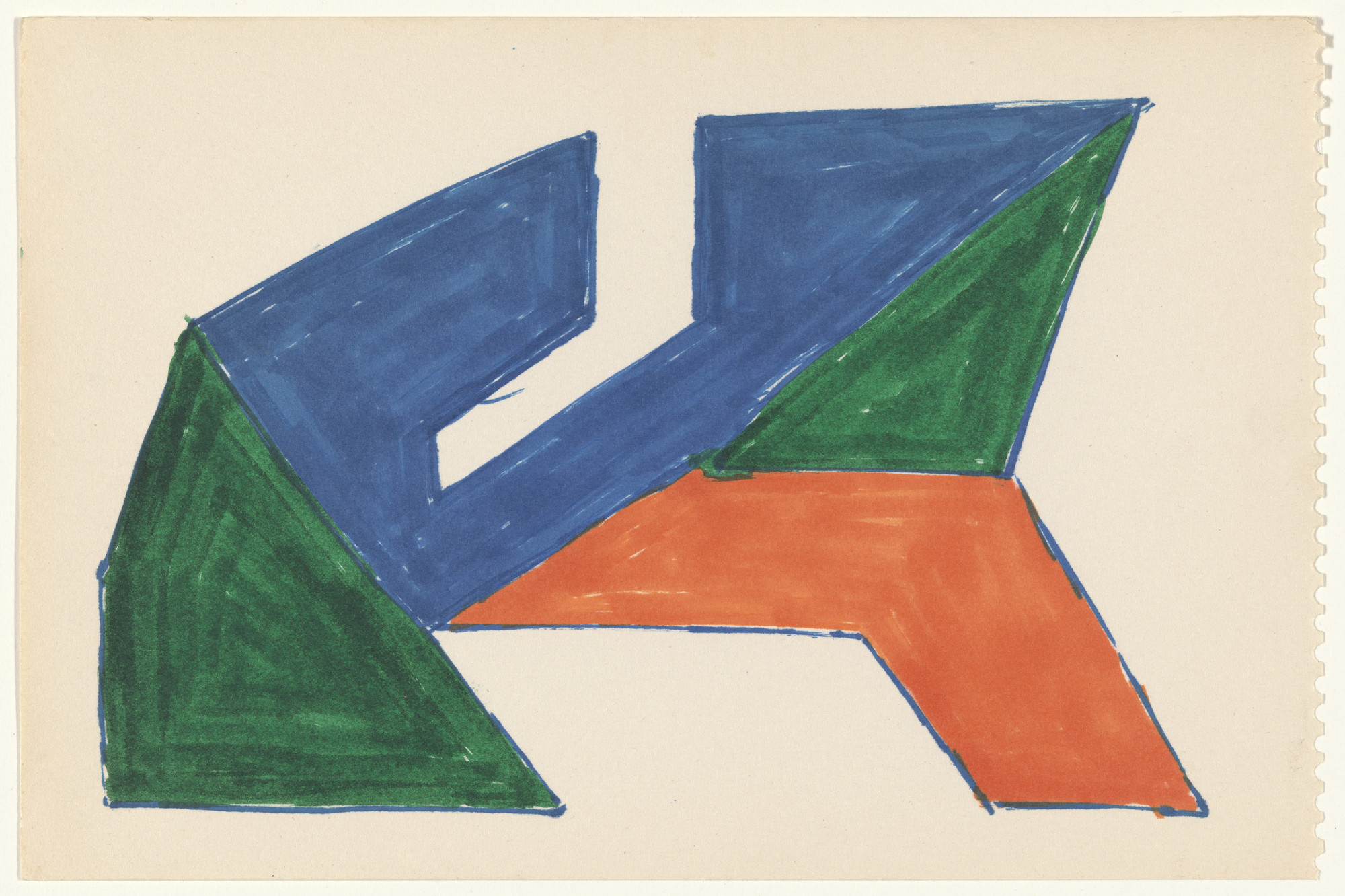 Frank Stella. Untitled