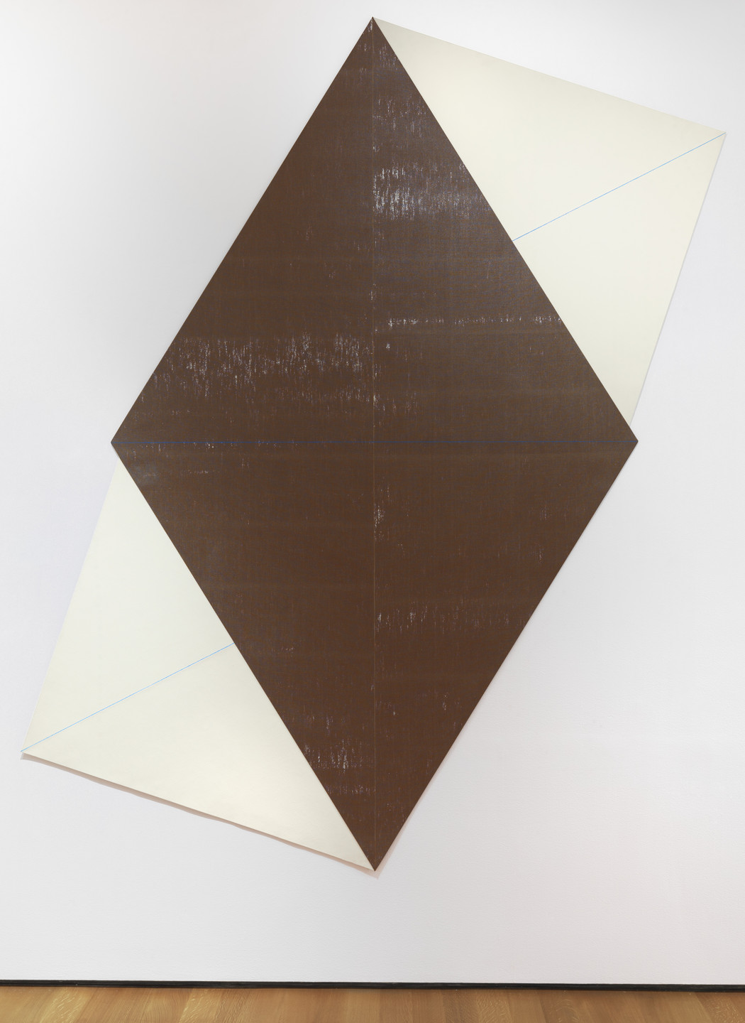 Dorothea Rockburne. Golden Section Painting: Square Separated by Parallelogram. August 1974
