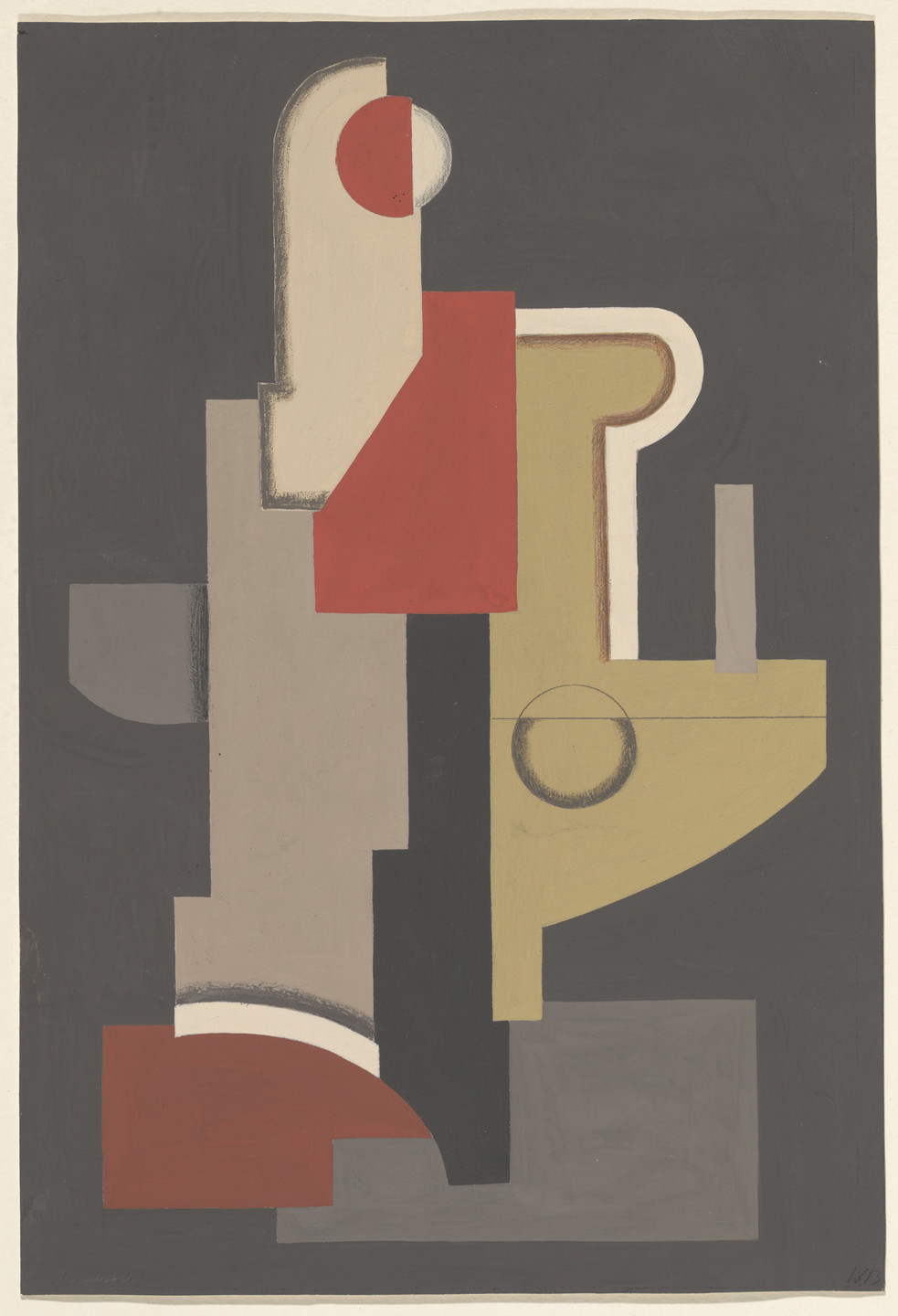 Willi Baumeister. Composition. 1922