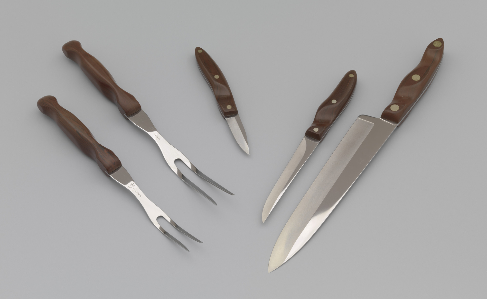 Thomas Lamb. Kitchen Tools with Lamb Wedge-Lock Handles. 1953