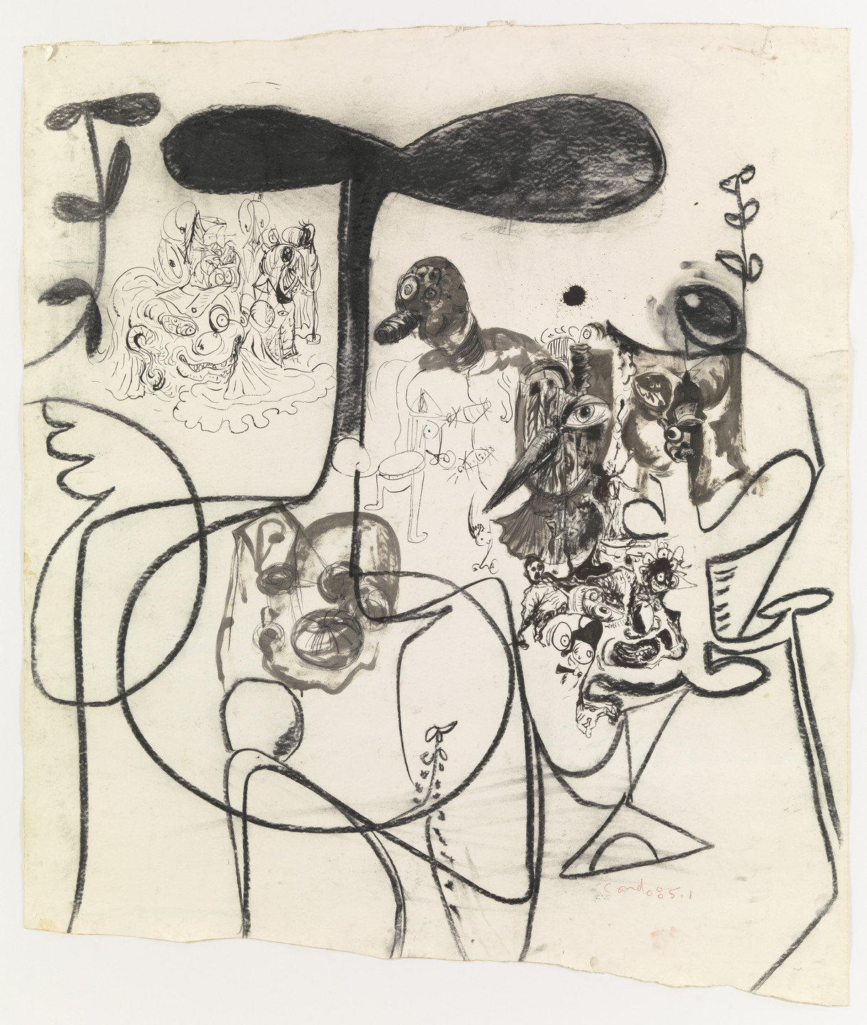 George Condo. Untitled. 1985