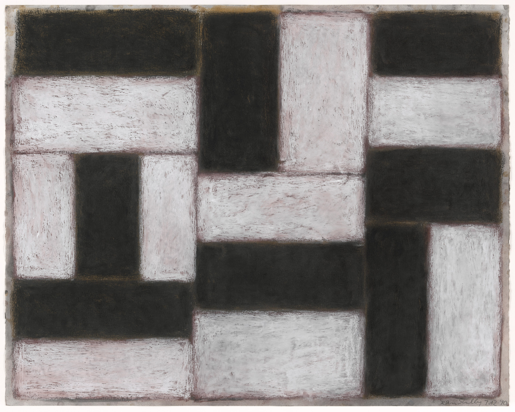 Sean Scully. Untitled 7.12.90. 1990