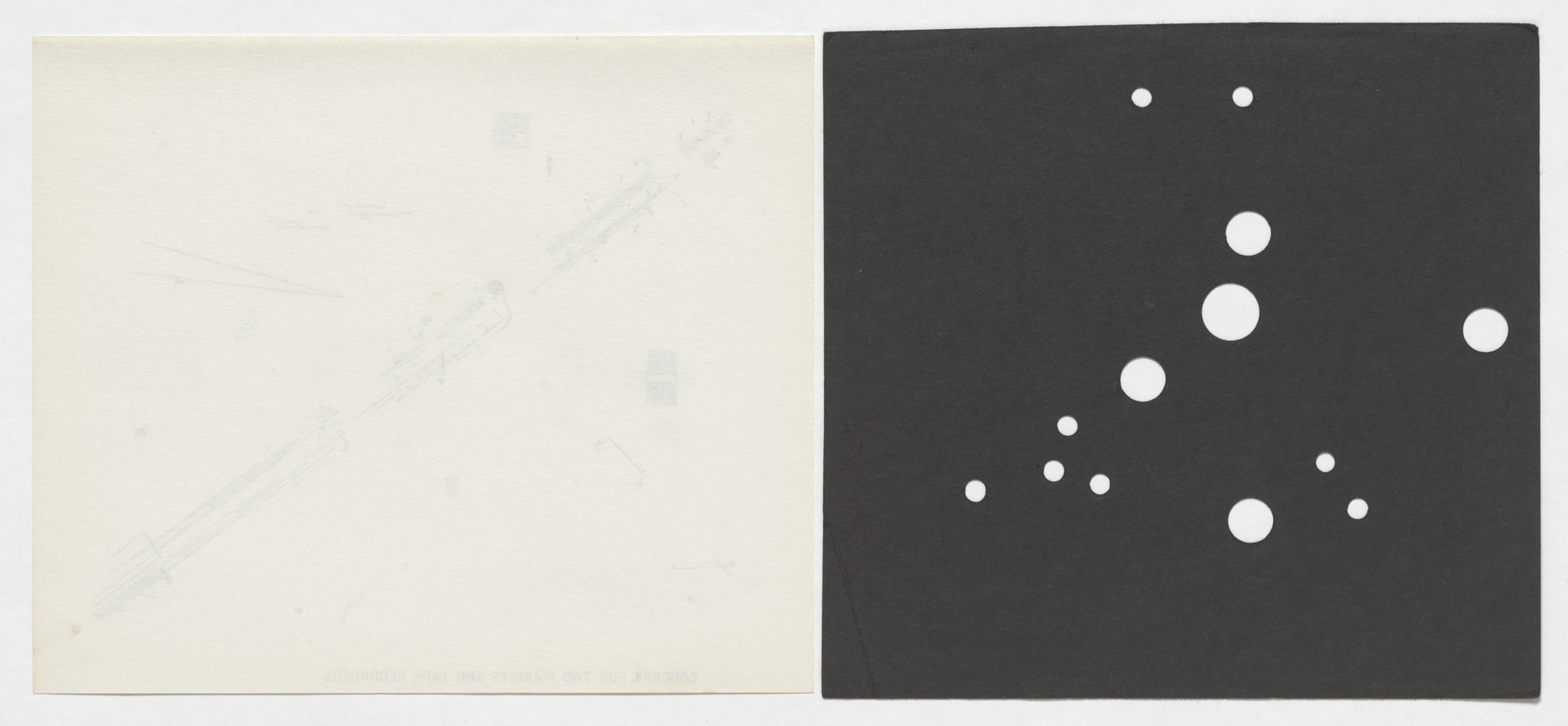 Various Artists, George Brecht, Claus Bremer, Earle Brown, Joseph Byrd, John Cage, Anthony Cox, David Degener, Walter De Maria, Ding Dong, Henry Flynt, Simone Forti, Dick Higgins, Toshi Ichiyanagi, Terry Jennings, Ray Johnson, Jackson Mac Low, Richard Maxfield, Robert Morris, Yoko Ono, Nam June Paik, Terry Riley, Dieter Roth, James Waring, Emmett Williams, Christian Wolff, La Monte Young. An Anthology. 1962