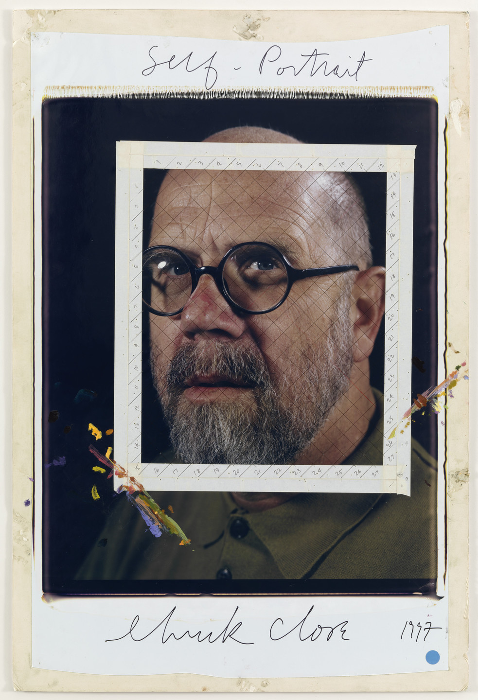 chuck close self portrait 1997 analysis