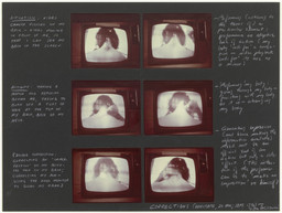Vito Acconci. Corrections. (1972)