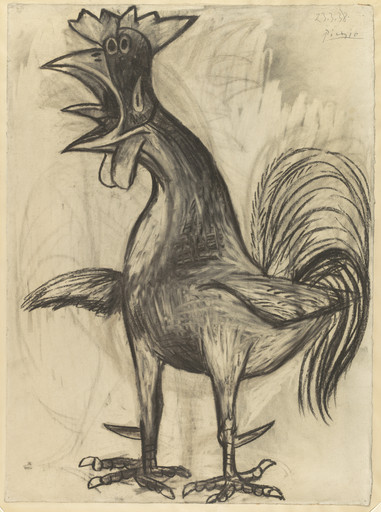 Pablo Picasso. The Cock (Le Coq). 1938