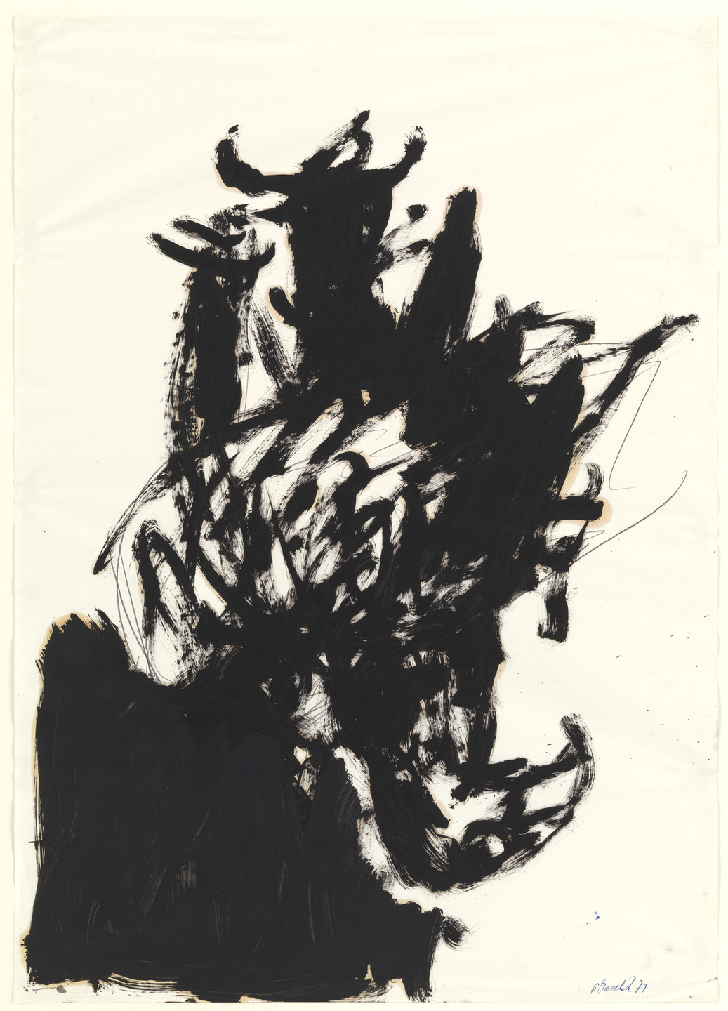 Georg Baselitz. Eagle. 1977