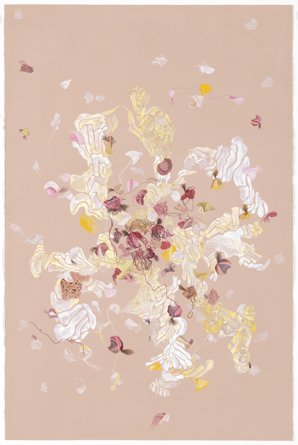 Shahzia Sikander. The Turban Field. 2005