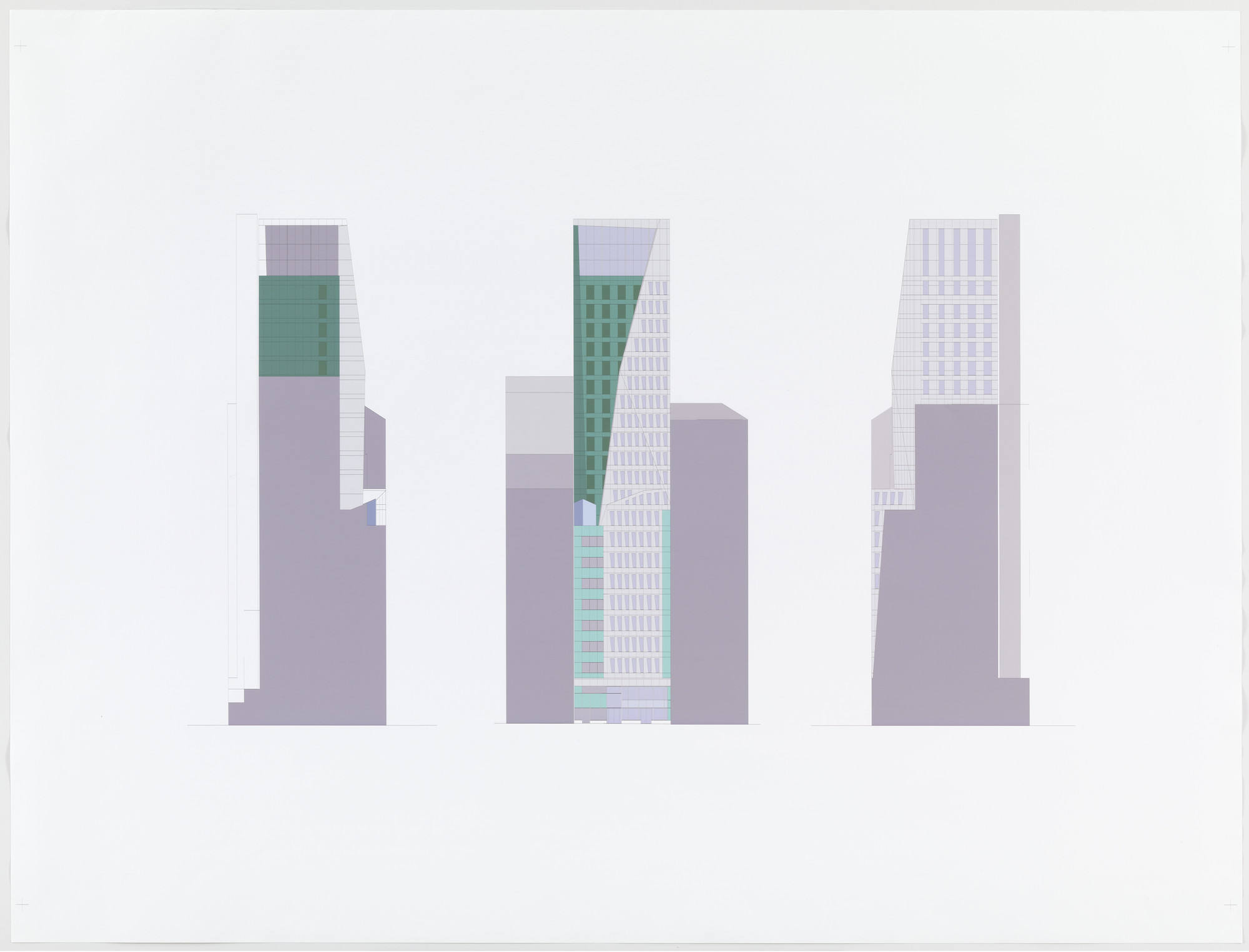 Christian de Portzamparc. LVMH Tower, New York, NY (Elevations)